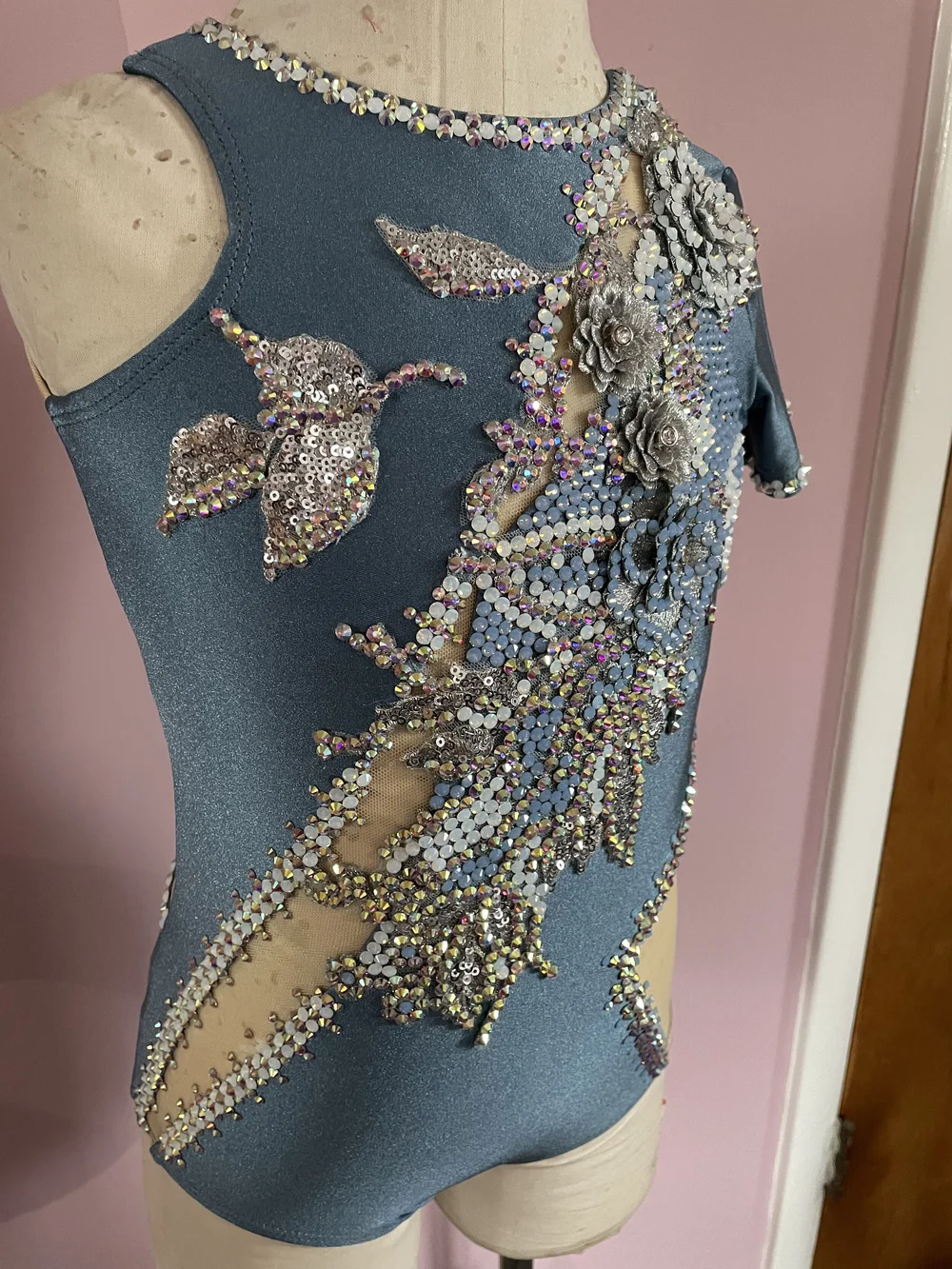 Semi-custom "Patrick J Phoenix" jazz/lyrical leotard "slate blue" — Elite  Custom Costumes