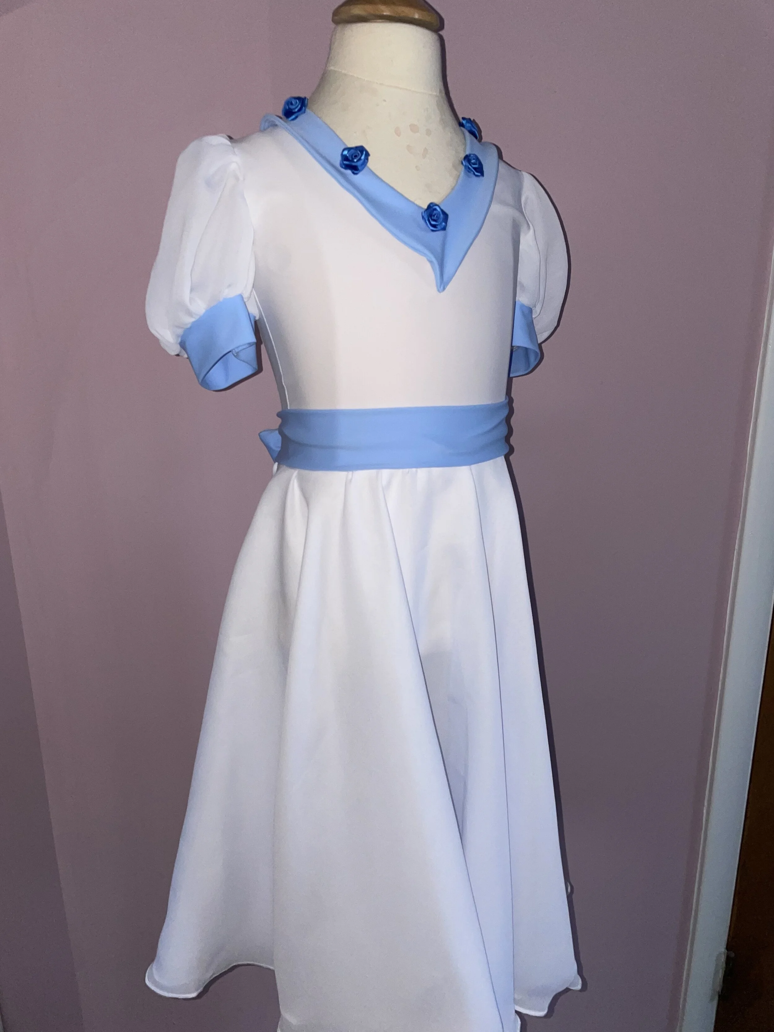 blue and white dress for graduation Shop Ombre Blue Ball Gown For Girls, Flower Girl Dress, Junior Bridesmaid, Pageant Dress For Girls, Graduation Dress, Toddler Tutu Dress, Puffy - main image 1