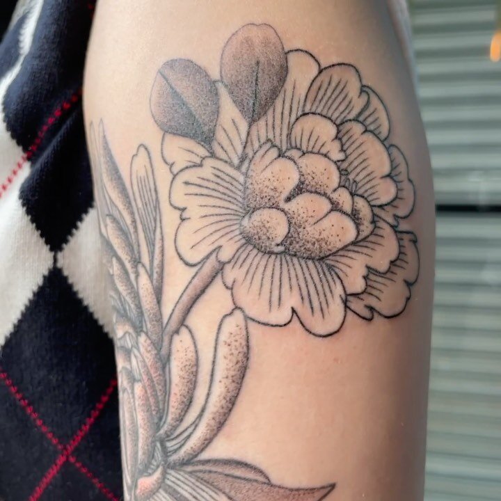 Floral cover-up for my lovely client. We have intentions of expanding to the shoulder, but we&rsquo;re taking our time and going with the flow. Thank you so much for your trust!! 🙏
❊
#NYCLatinaTattooArtist #lllustrativeTattooArtist
#CompassionateTat