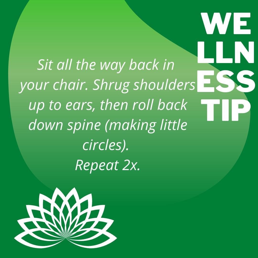 Don't hunch over your computer! Try this simple exercise at your desk to get those shoulders moving and some gentle stretches in for the day.