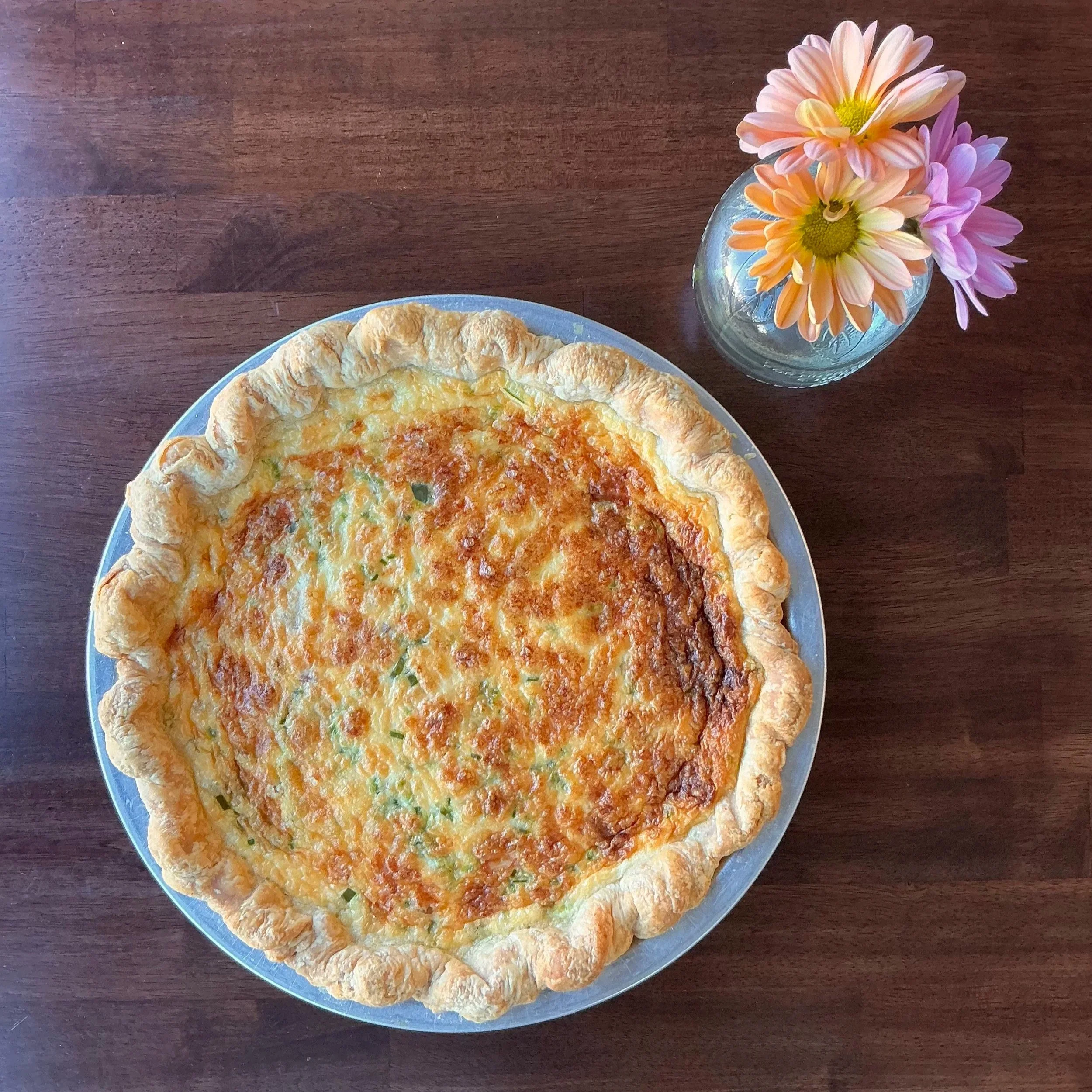 Rosebud Bakery quiche
