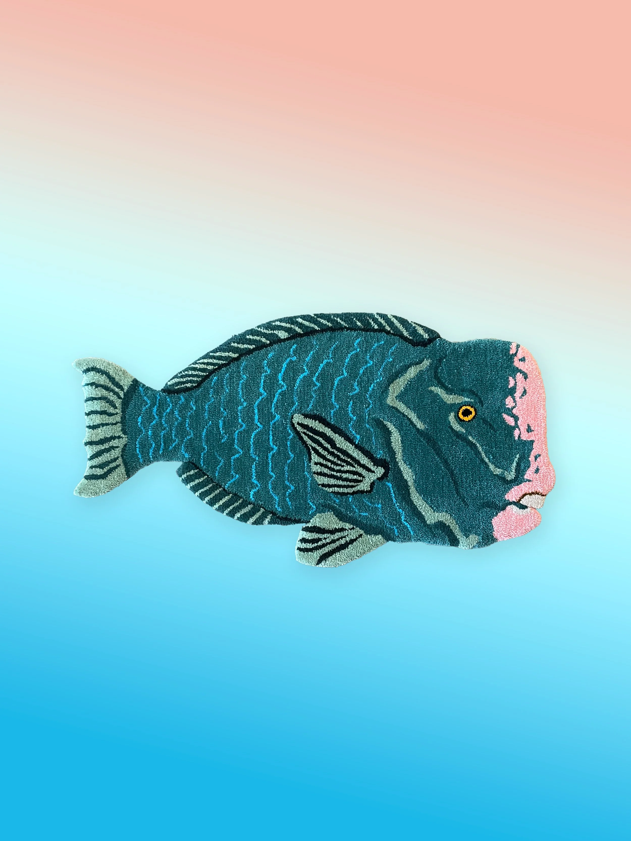 Bumphead Parrotfish Rug
