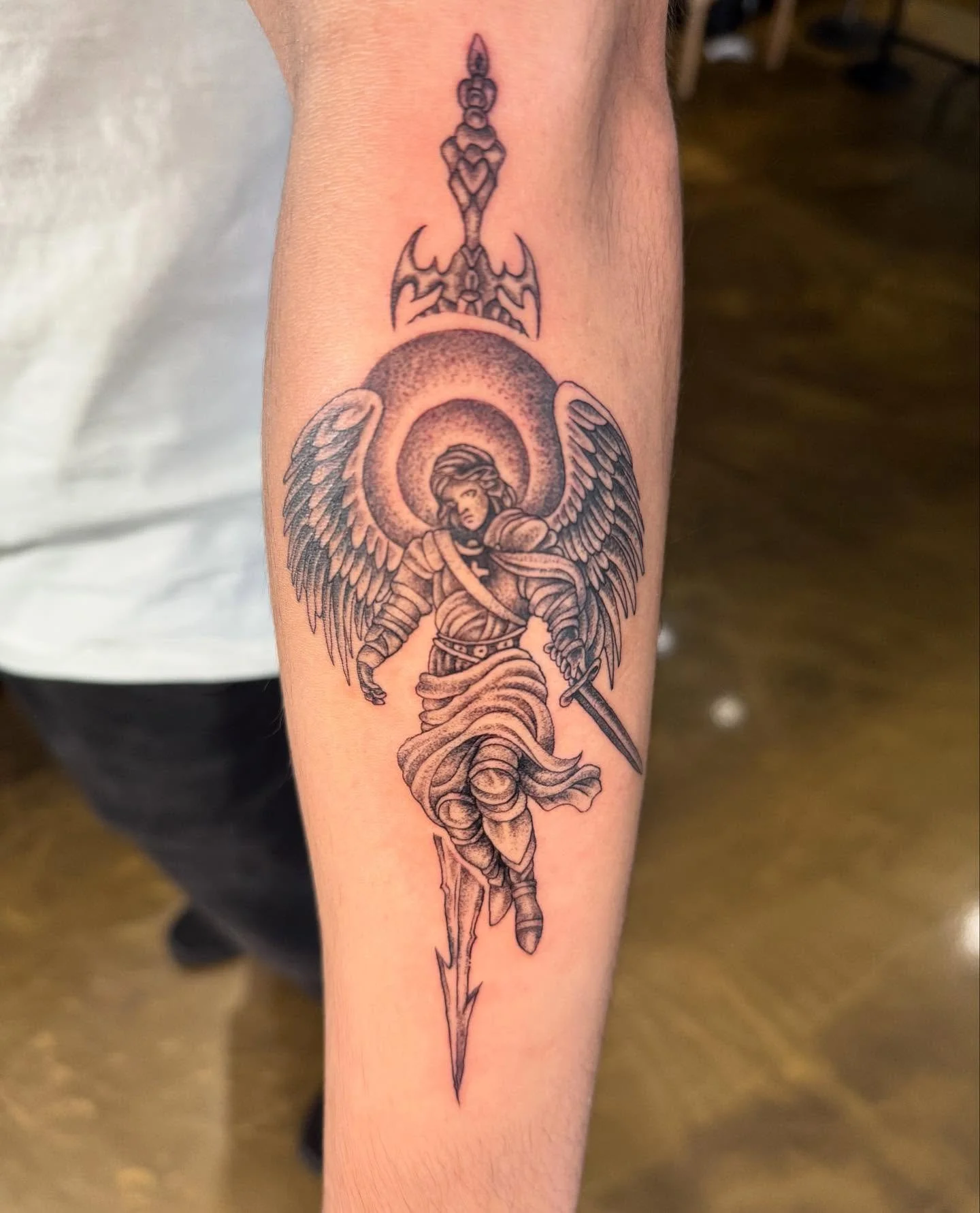 Guardian angel tattooed by Jose! @josecordova