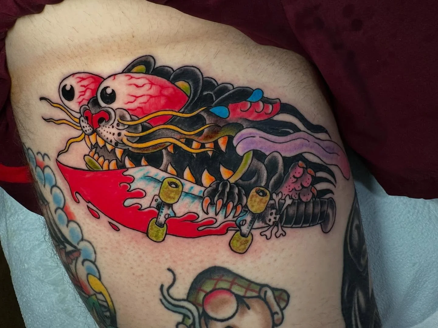 You pick it I stick it! 

Flash off the wall tattooed by @jim.bennett.tattoo