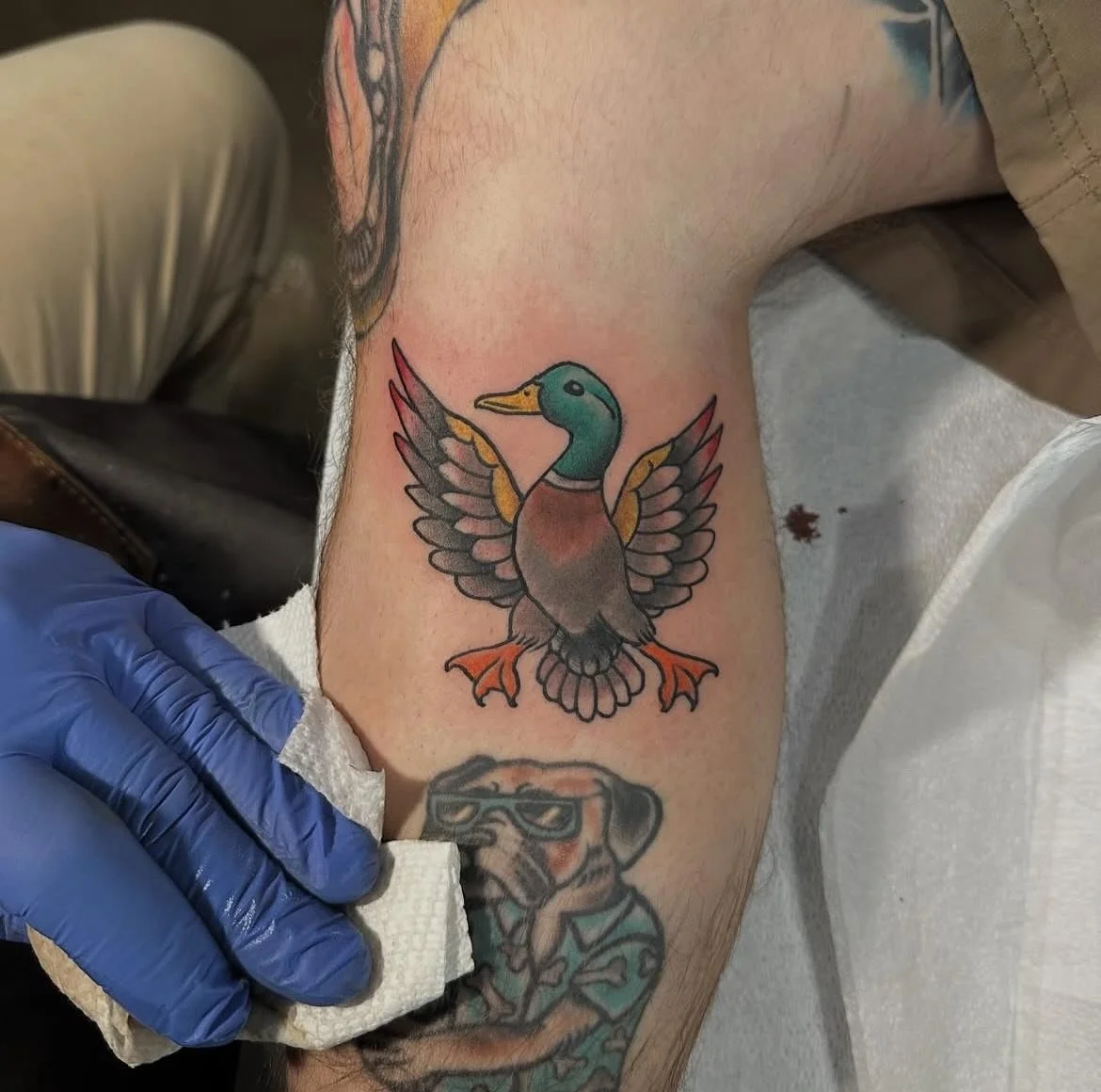 Fun walk in tattooed by Bj! @bj_giacco_lct