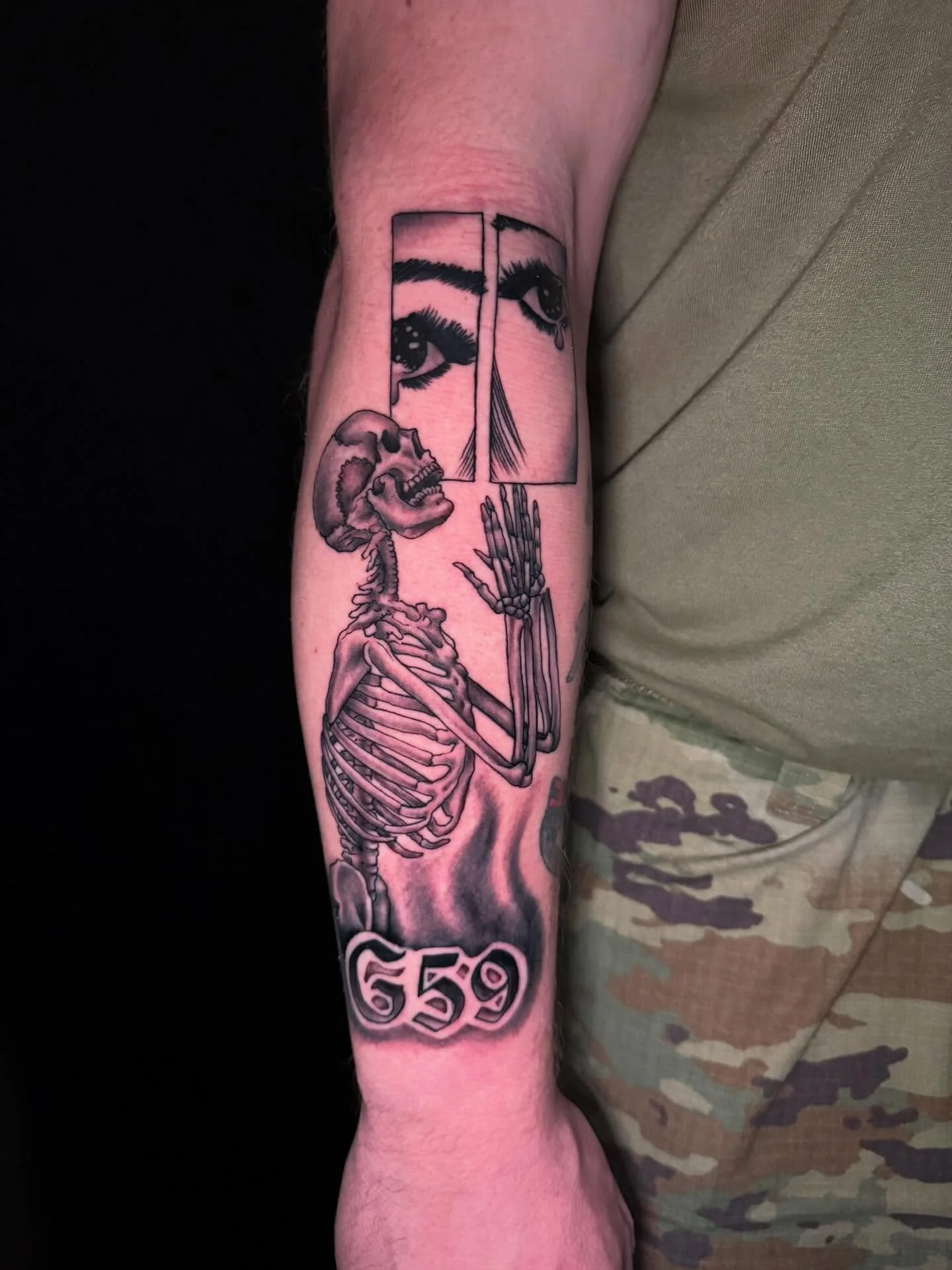 Album cover tattooed by Jose! @josecordova