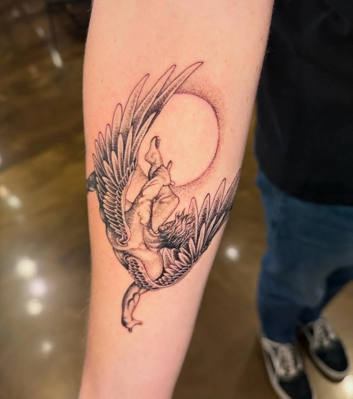 Icarus tattooed by Jose! @josecordova