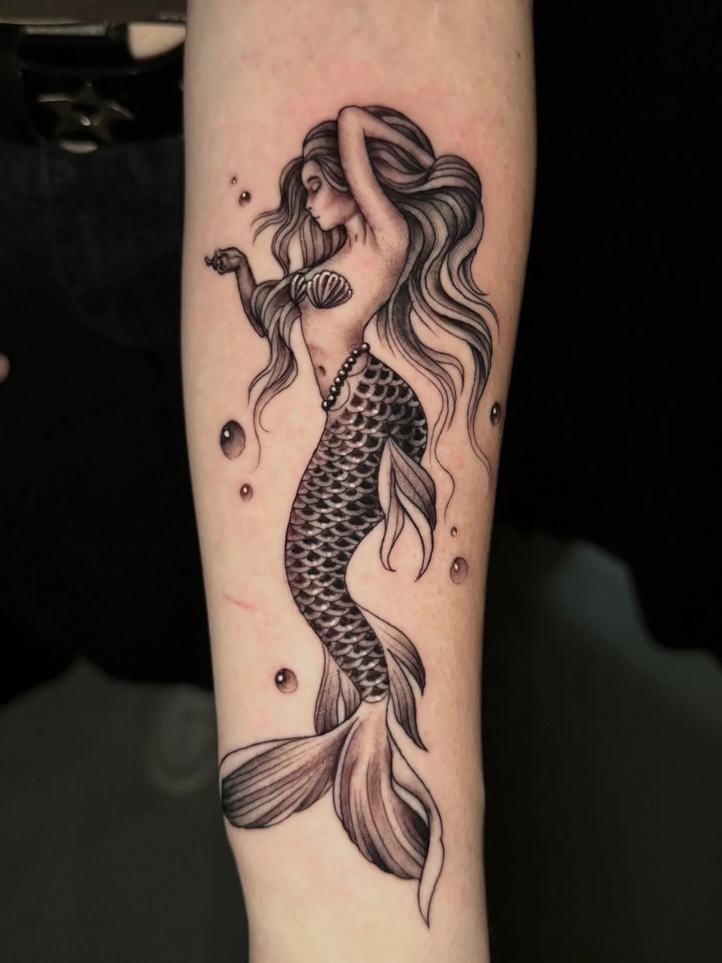Mermaid/siren tattooed by Jose! @josecordova