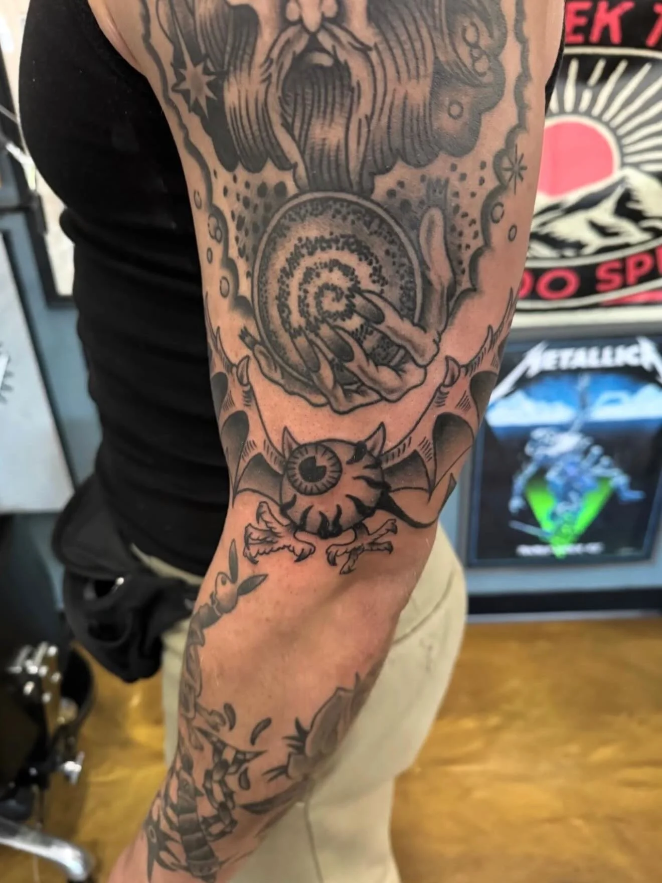 *BAT NOISE!* tattooed by John! @big_bad_ski