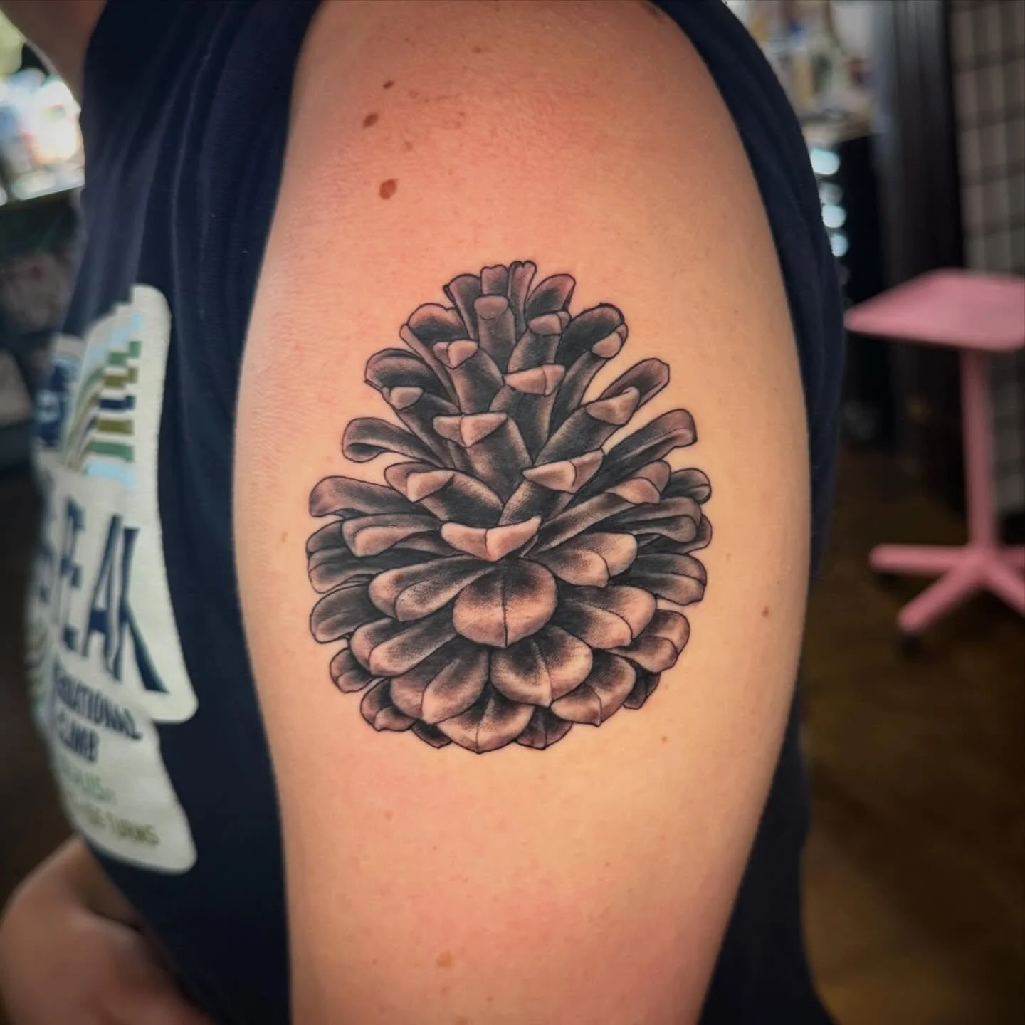 Pinecone tattooed by Jose! 🍍 @josecordova