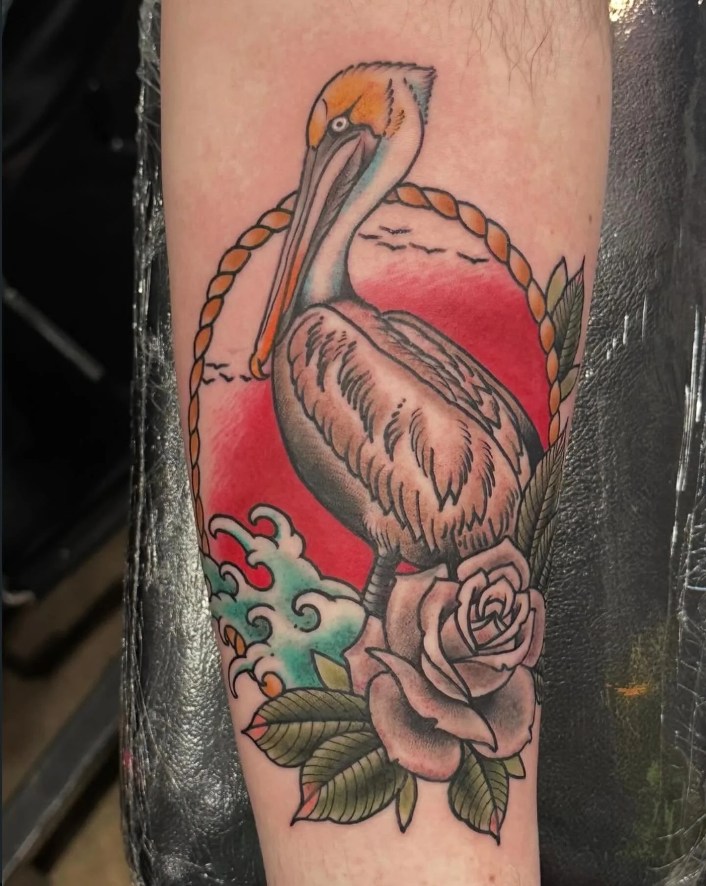 Pelican tattooed by Bj @bj_giacco_lct