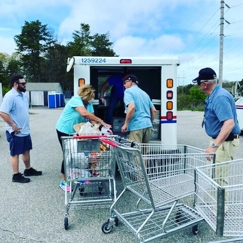 Wow! Over 11,000 pounds of food were donated through the @stampouthunger  food drive!! Thank you to everyone who donated, everyone who volunteered, and the incredible postal workers of Falmouth who made it all possible!!
