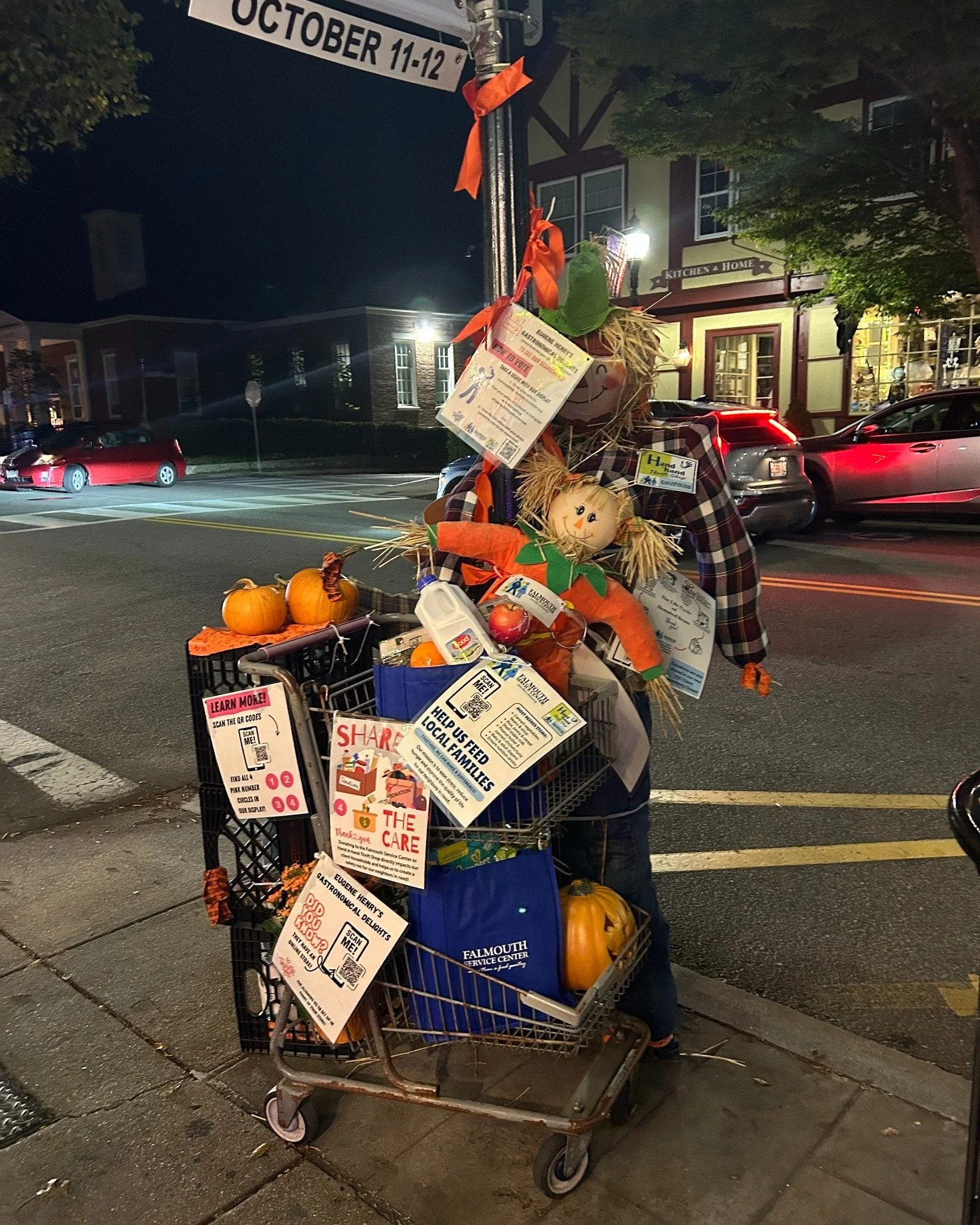 There is still time to visit Main Street, do some shopping to support local businesses AND vote for our scarecrow!