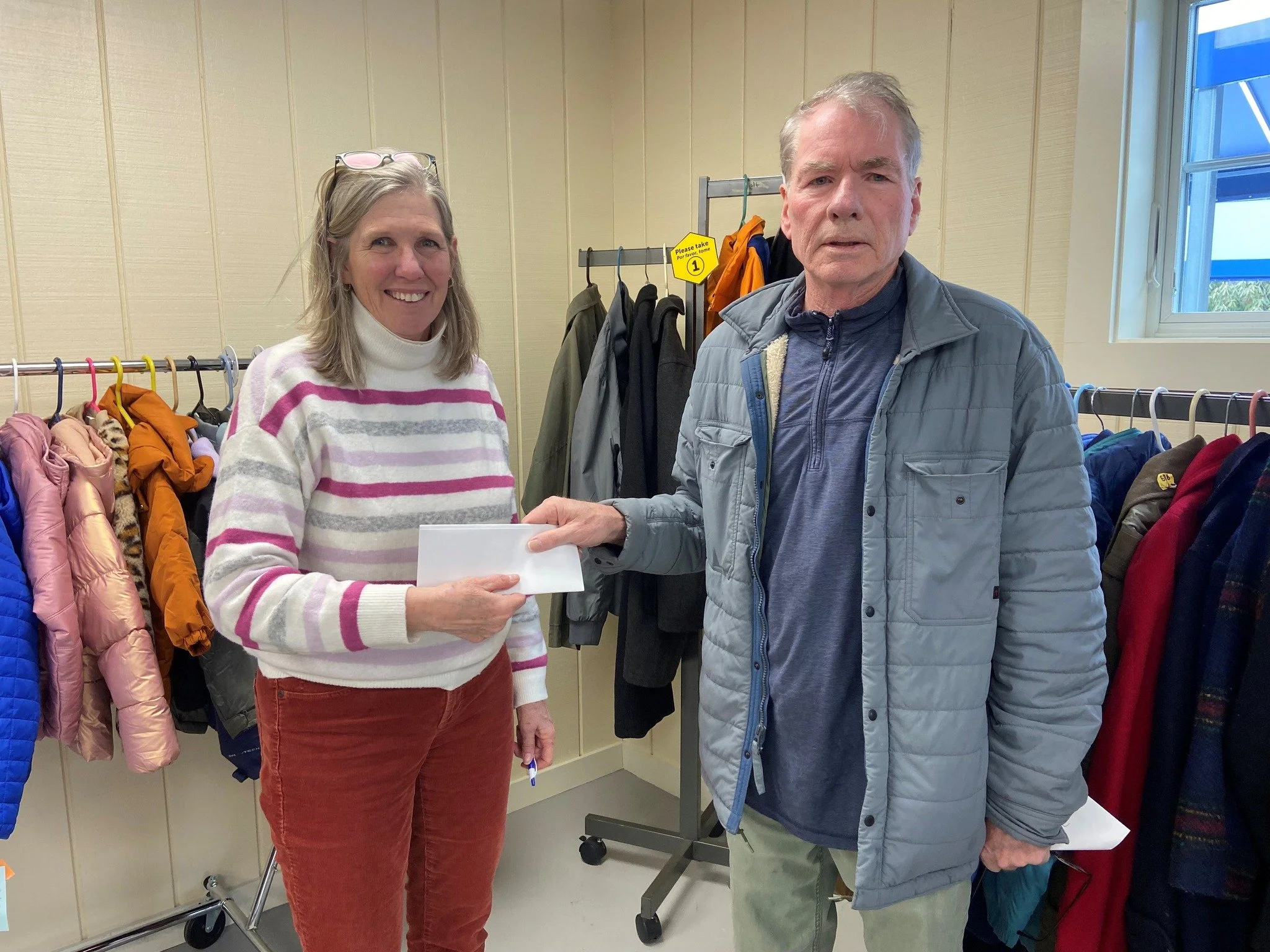 Thank you to  the Austin Healey Club of New England for making a donation to us.  They held their annual Summit in Falmouth this past October.  David Walsh, Summit Chairman of Falmouth, presented the donation to Christine Sullivan, Deputy Director of