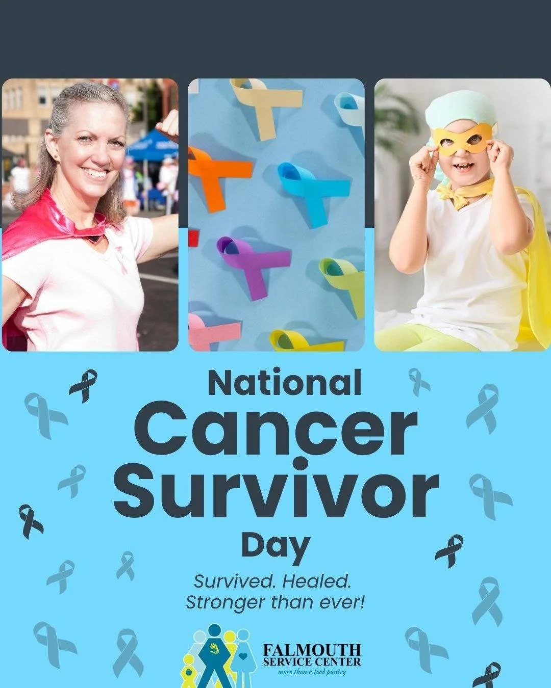 Today we recognize National Cancer Survivor Day.  You survived, healed and now are stronger than ever!