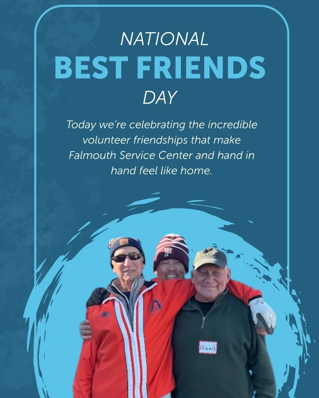 National Best Friends Day!  One of the extra benefits to working and volunteering at FSC and @Hand in hand Thrift Shop is the wonderful friendships created along the way.