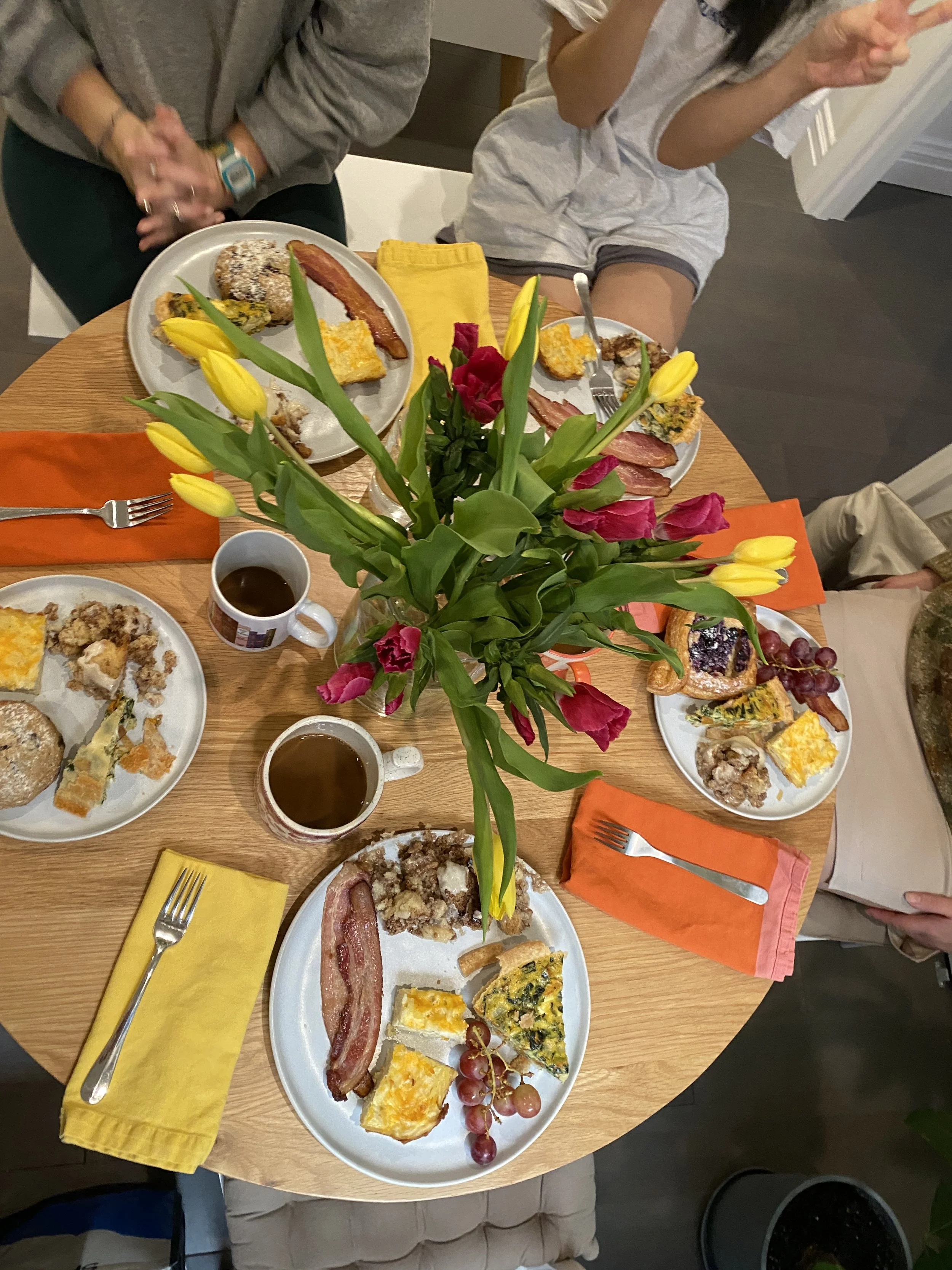 November - first time hosting in our precious apartment!