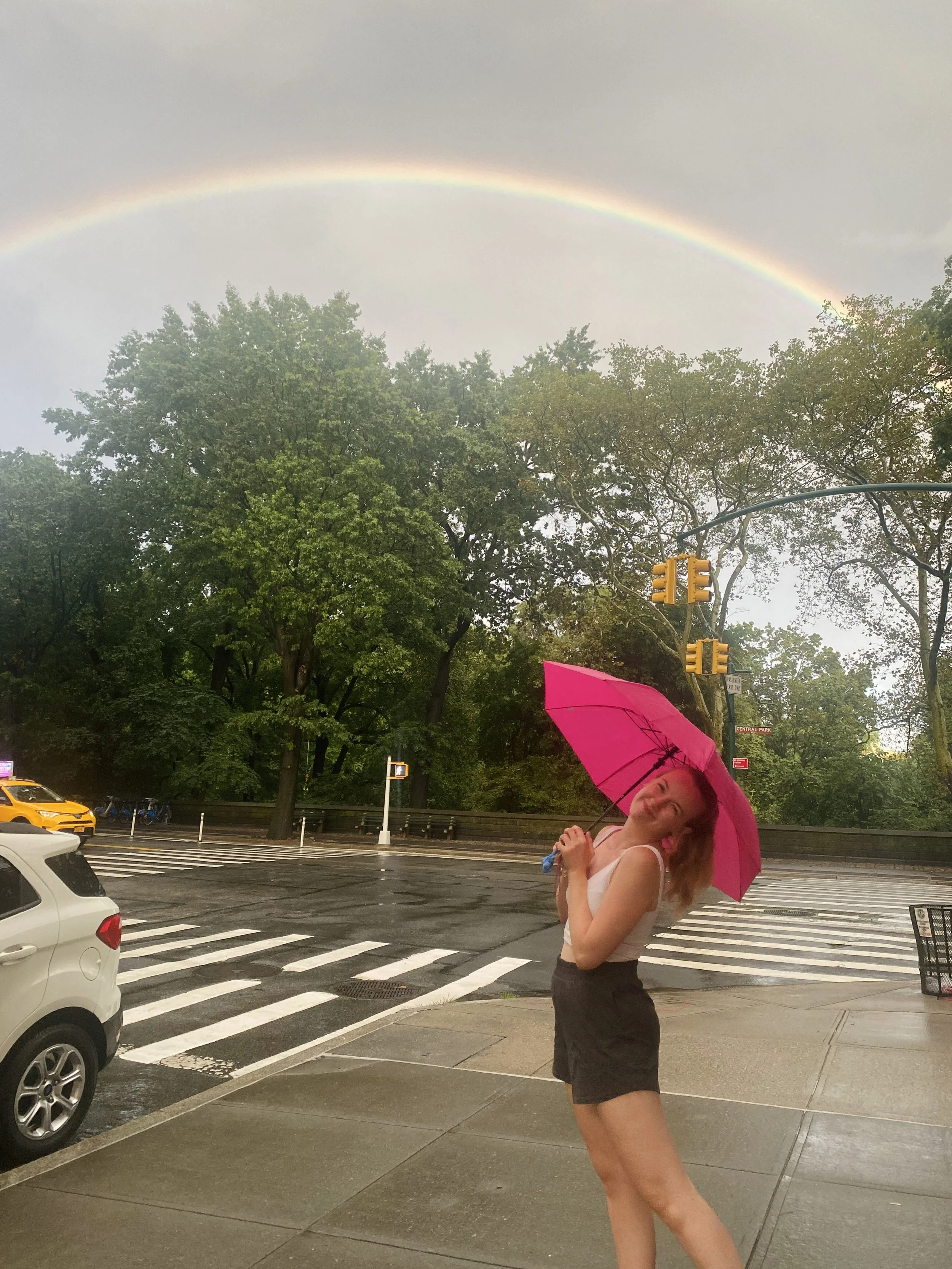 September - the DOUBLE rainbow on September 11th, hours after I found my apartment and roommate