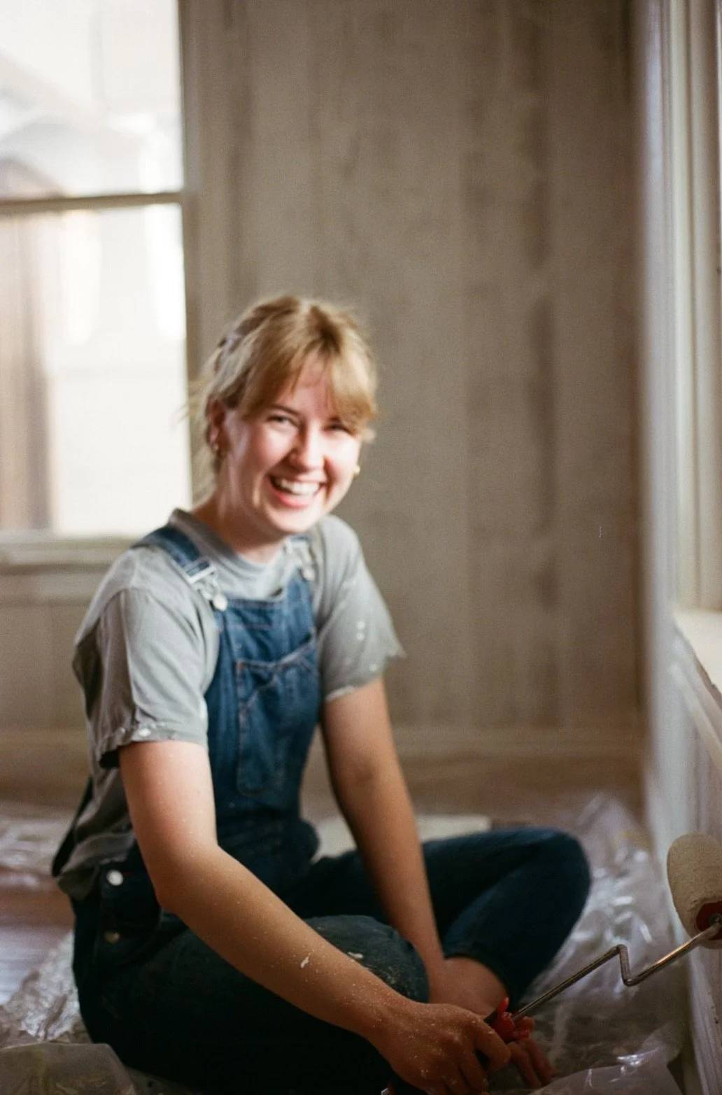 January - making the most of being a "stay at home friend" - helping my dear pals paint their guest room