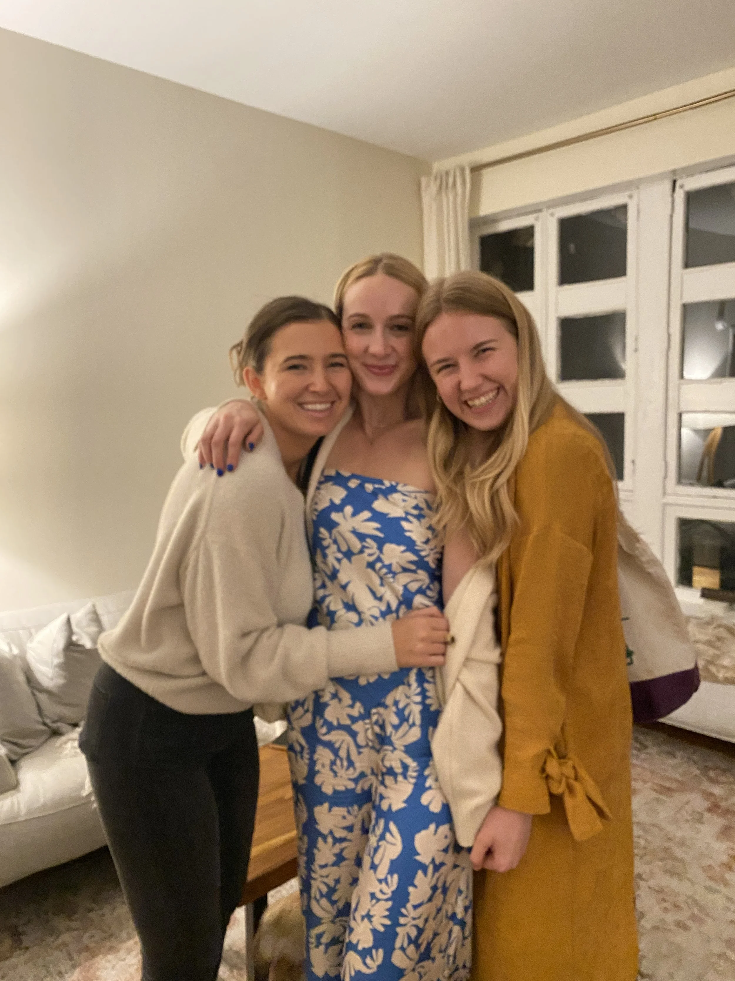 October - saying "see you later" to dearest Lucy as she headed to perform A Christmas Carol