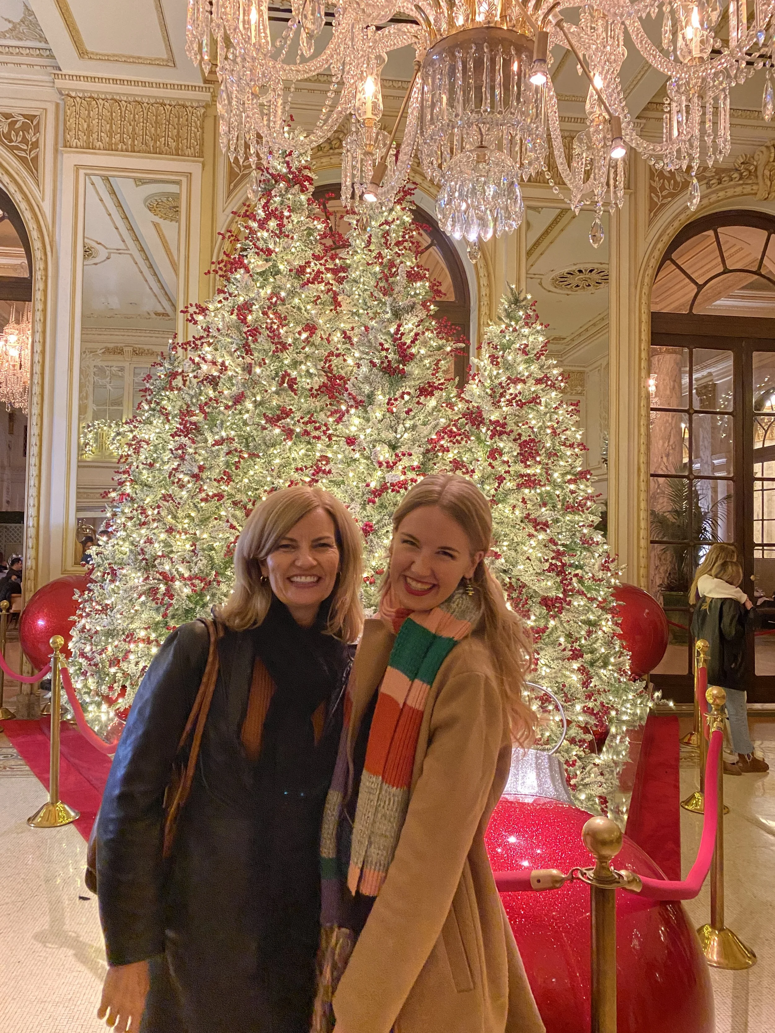 December - at The Plaza with Mama