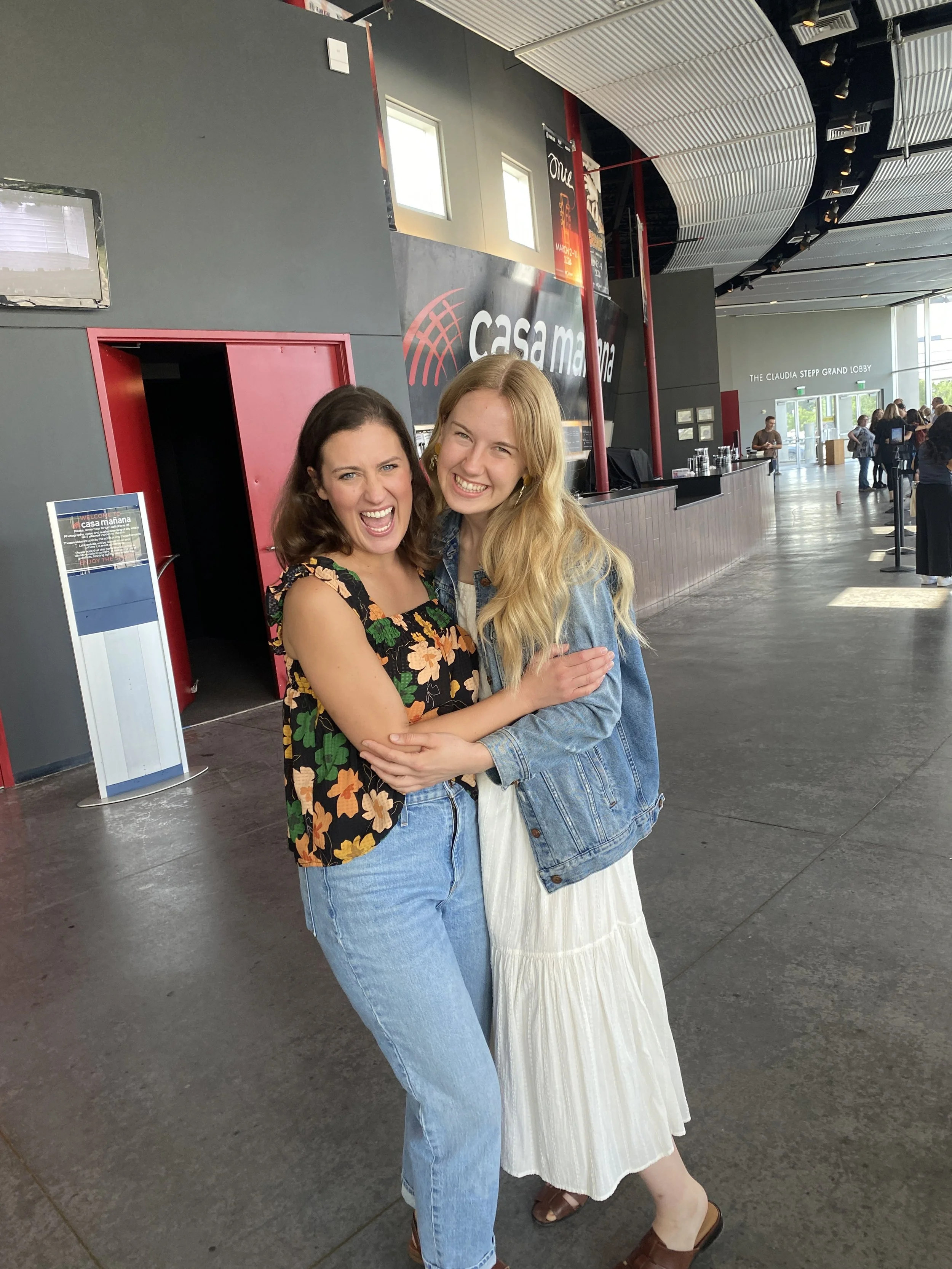 June - my dear friend Jess stayed with me in Fort Worth while she played Ellen in Miss Saigon at Casa