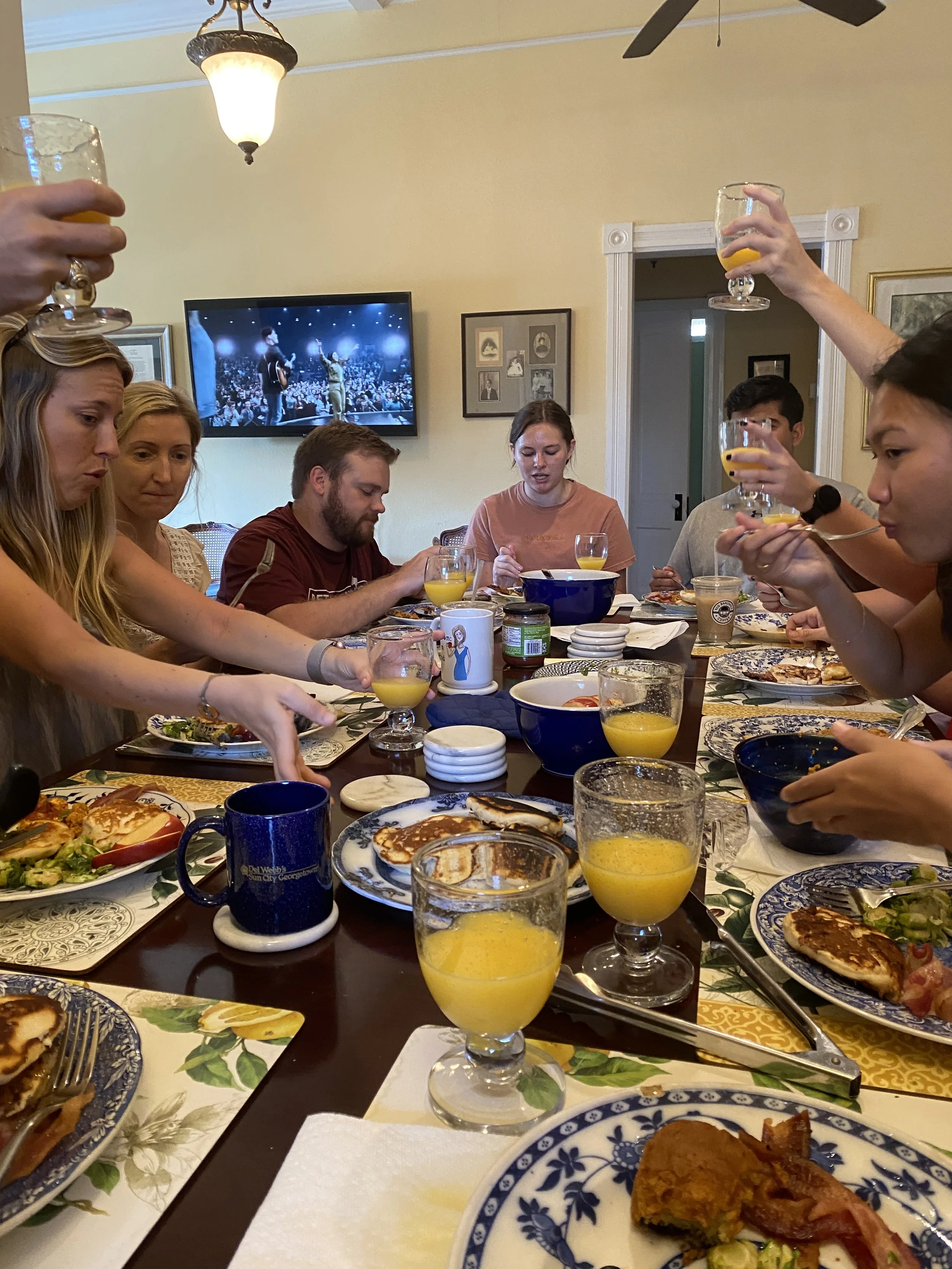 August - wonderful trip to New Braunfels to float the river with my community group