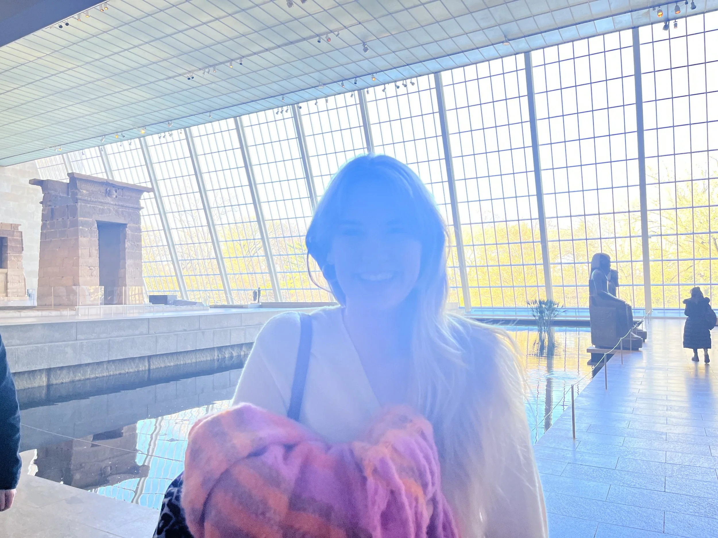 April - at the Met, moments after I said "Madelyn, I have to move here!"