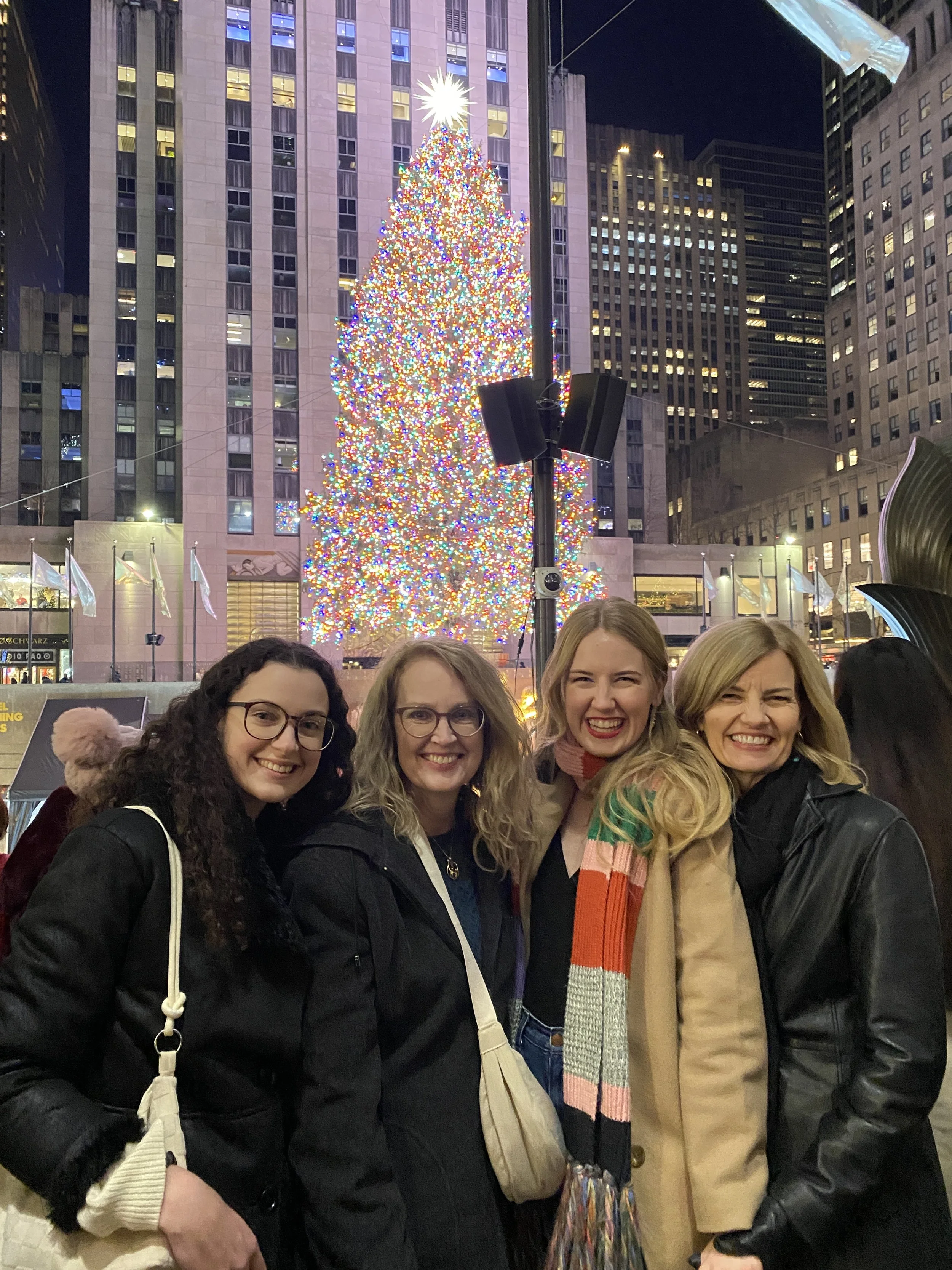 December - girls' weekend in NYC with Mommy, Sara, and Lainey!