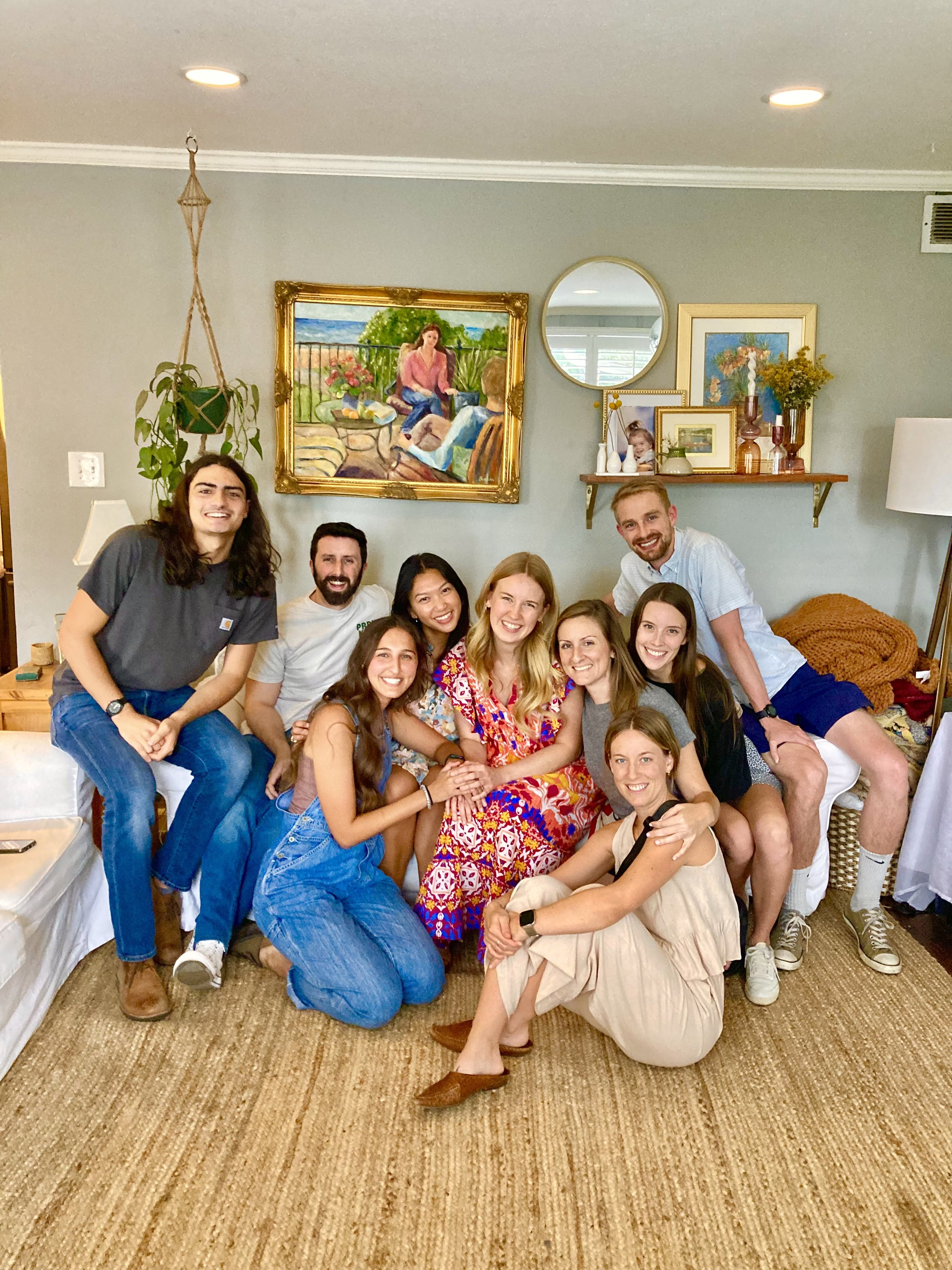 October - lovely going away party at Alyssa & Mary Kendall's house :)