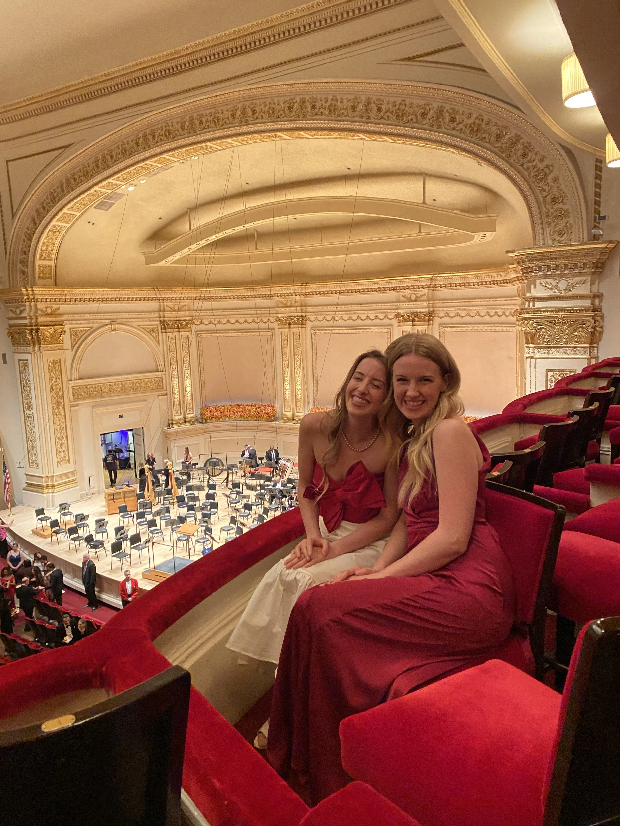 October 4th- when your bestie works at Carnegie Hall, you go to a concert on moving day