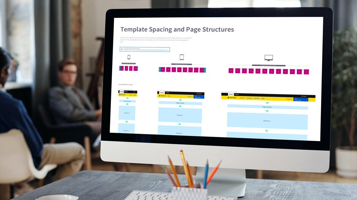 Consistent starting points for all in the form of templates and page structures.