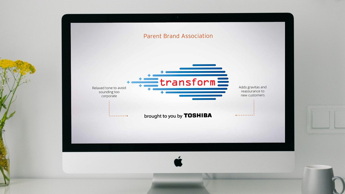 Parent brand lockup