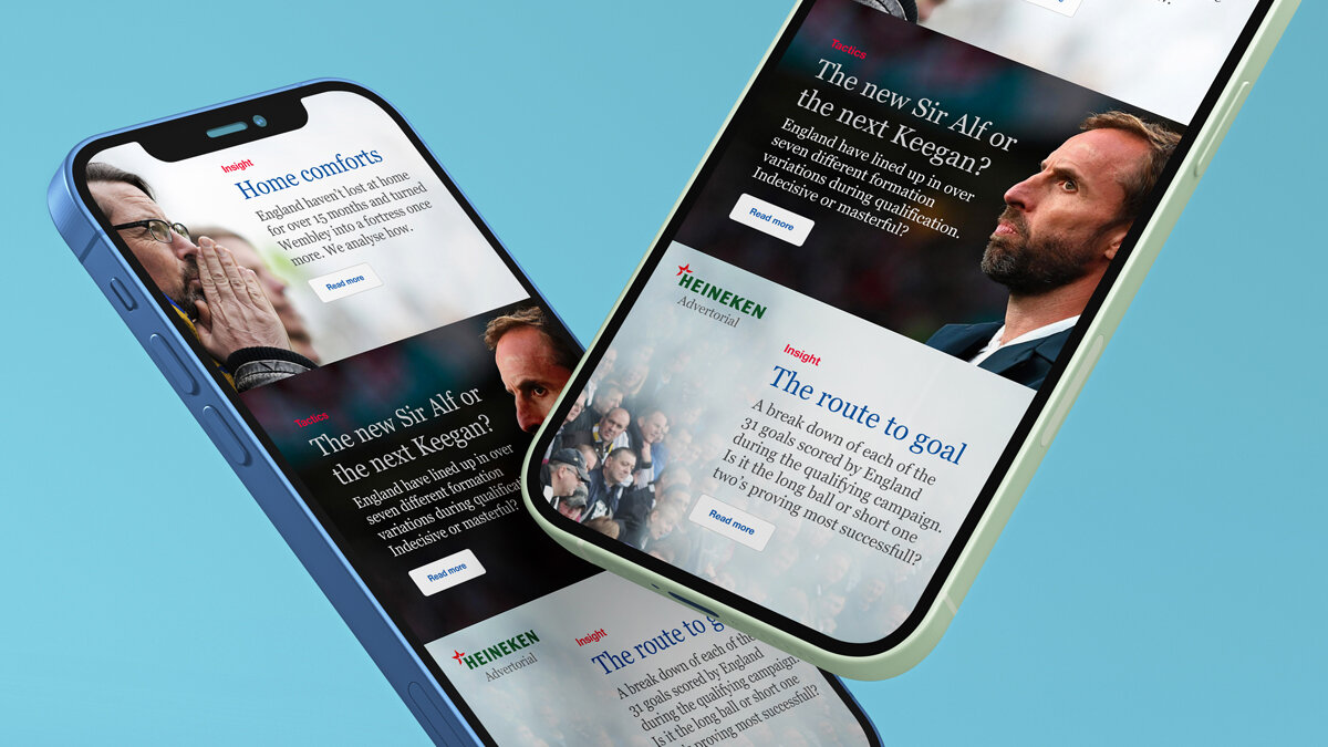 Long-form editorial content providing users with in-depth analysis, bringing data to the fore to support insight and narratives. Potential for commercial partnerships and advertising.