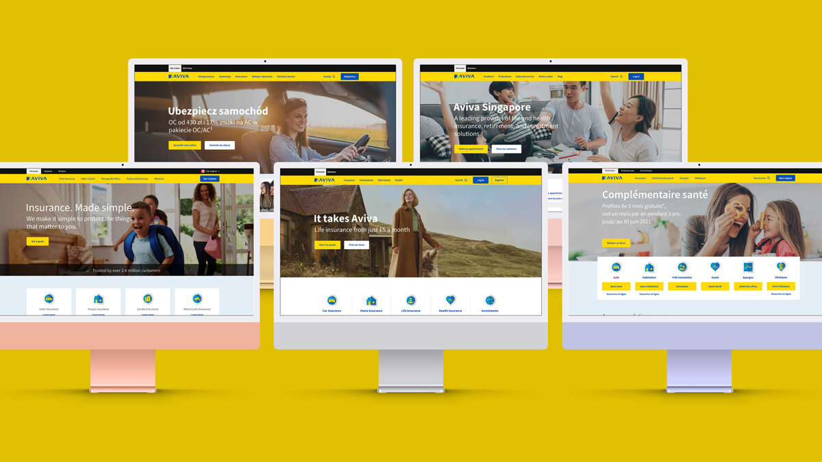 The redesign content strategy, design thinking, UI patterns and approach to utilising a CMS were replicated across 9 global markets for Personal and Business products.