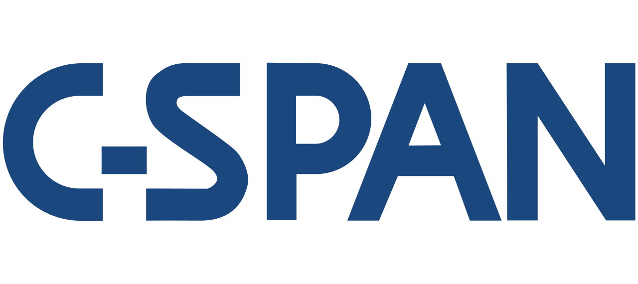 C-SPAN logo in dark blue letters