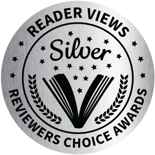 Silver Reviewer Choice Award badge with a book and stars design.