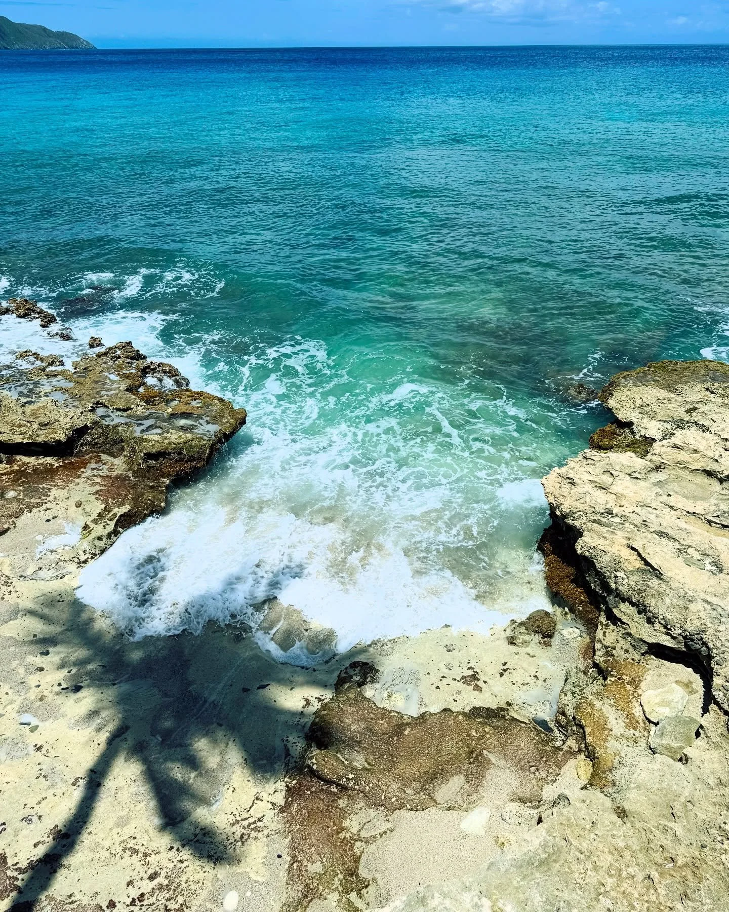Dining on the sea, the Caribbean Sea, looks like this at @amacanebay! Keep an eye out for spotted eagle rays, whales and turtles from your table! #dining #caribbeanlife #canebay #stx #saintcroix #usvi #islandtime #chillax #reset