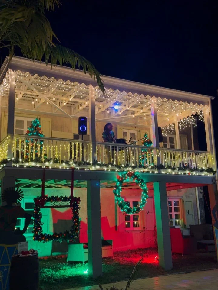 The holiday lights display at the botanical garden is magical! What a special treat! #lit #garden #preservation #caribbean #history #saintcroix #usvi