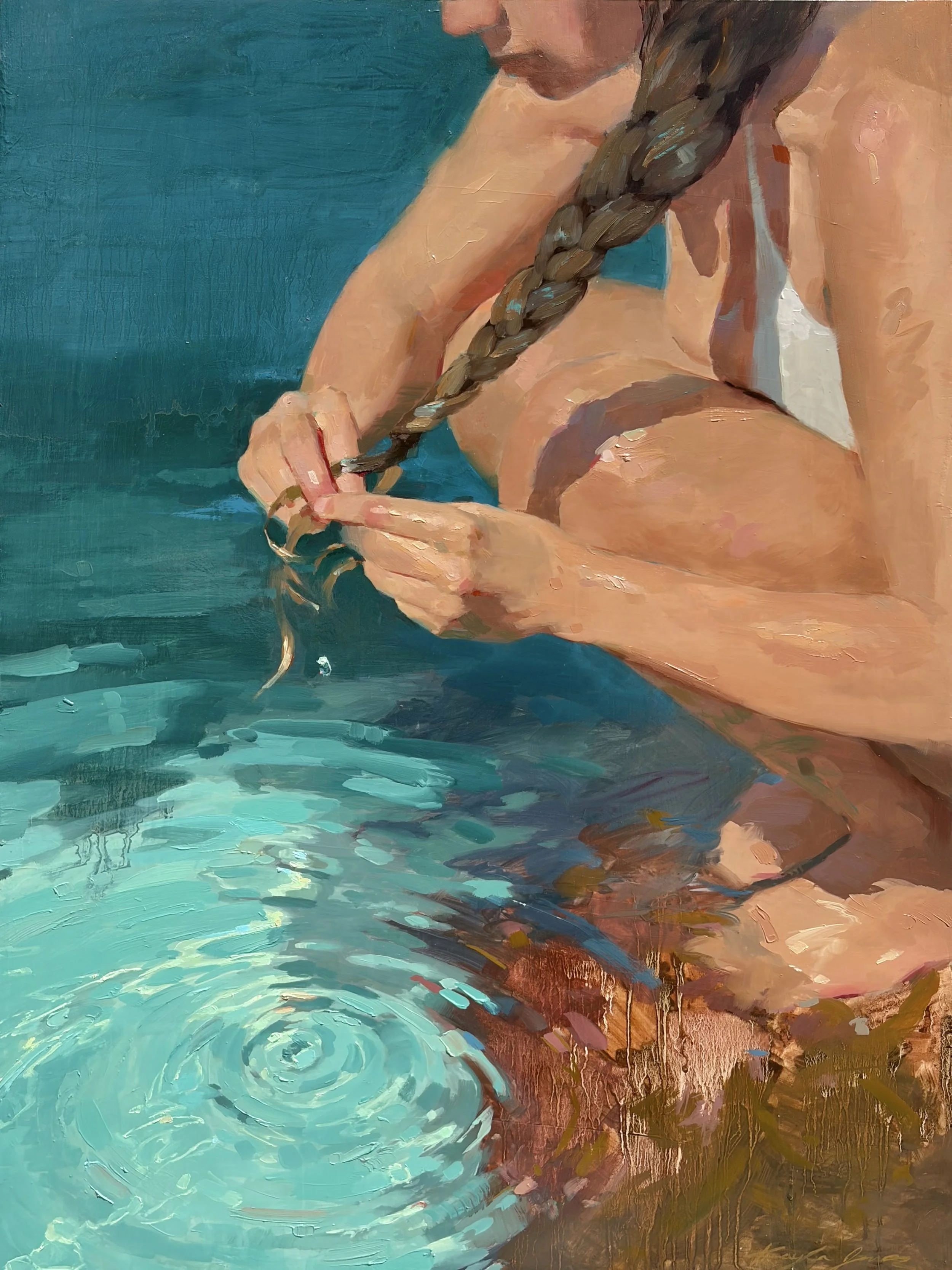 'The Braid' 19"x25" $3,800