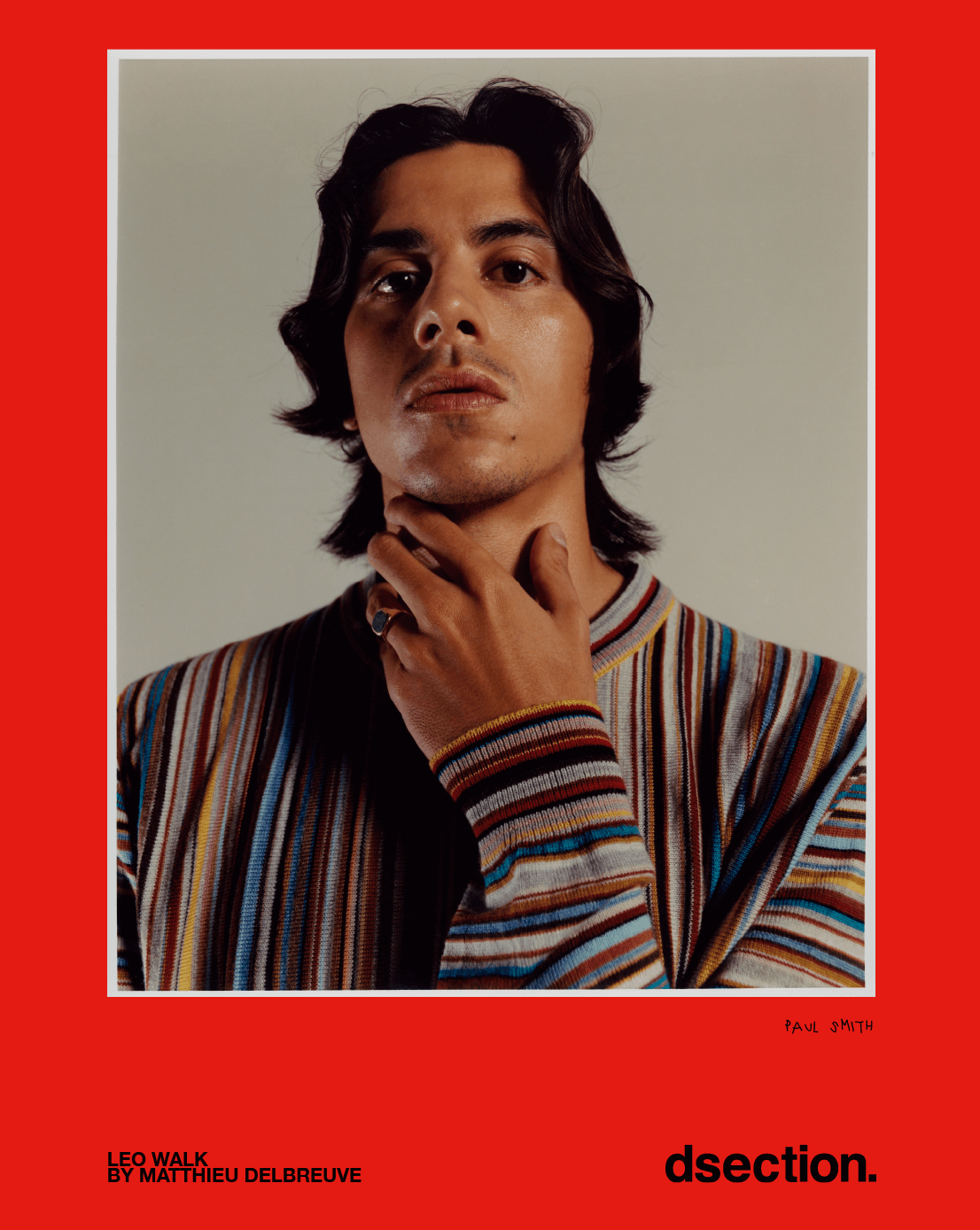 Shooting Cover 10 ans DSection magazine & editorial Paul Smith 