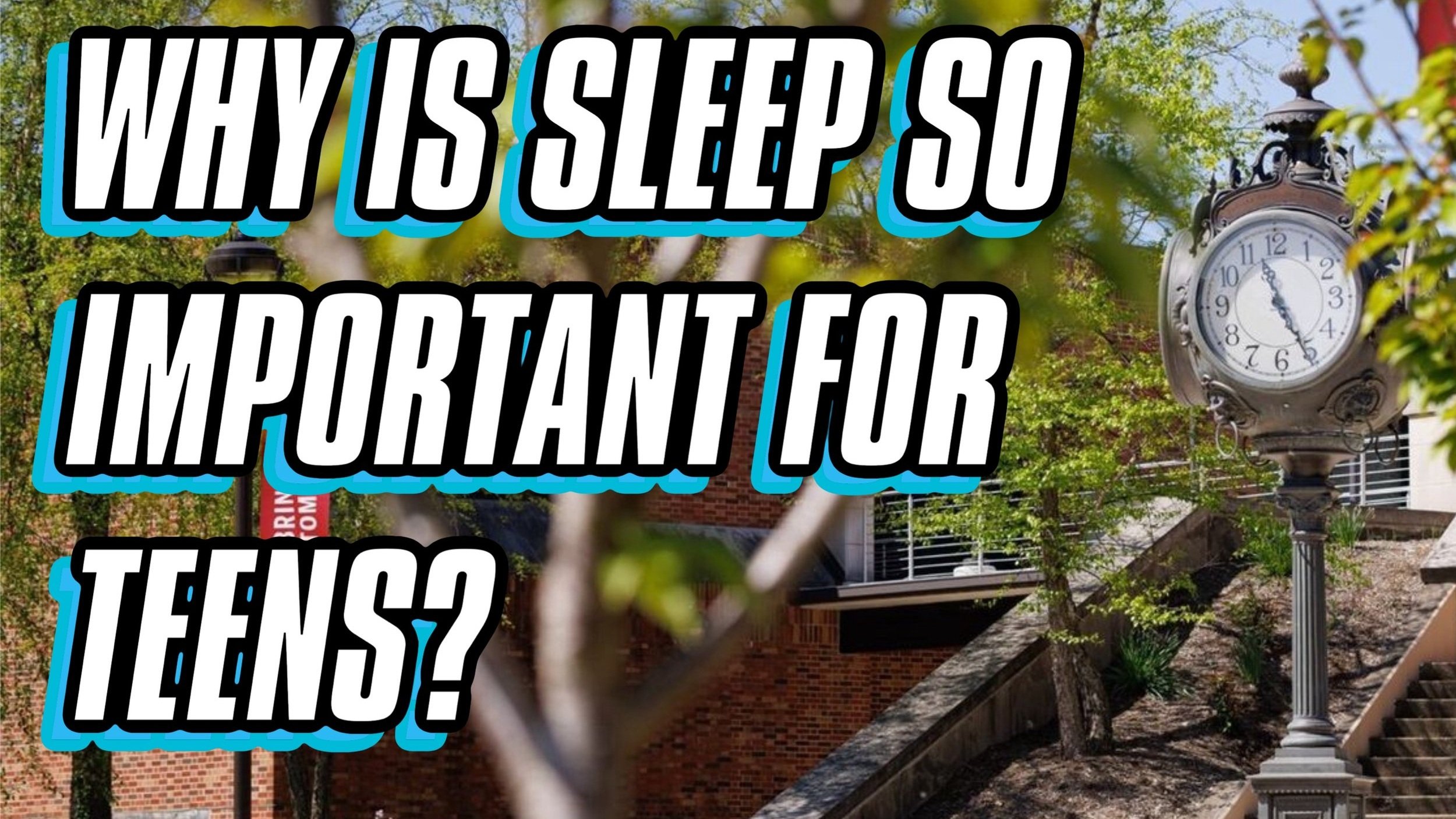 TEENS AND SLEEP.