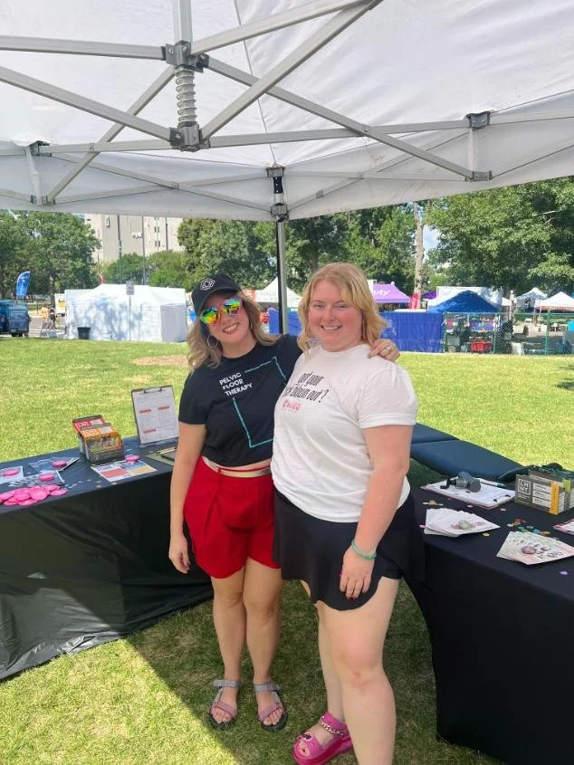 Dr Savannah with another Denver Provider at an outdoor event