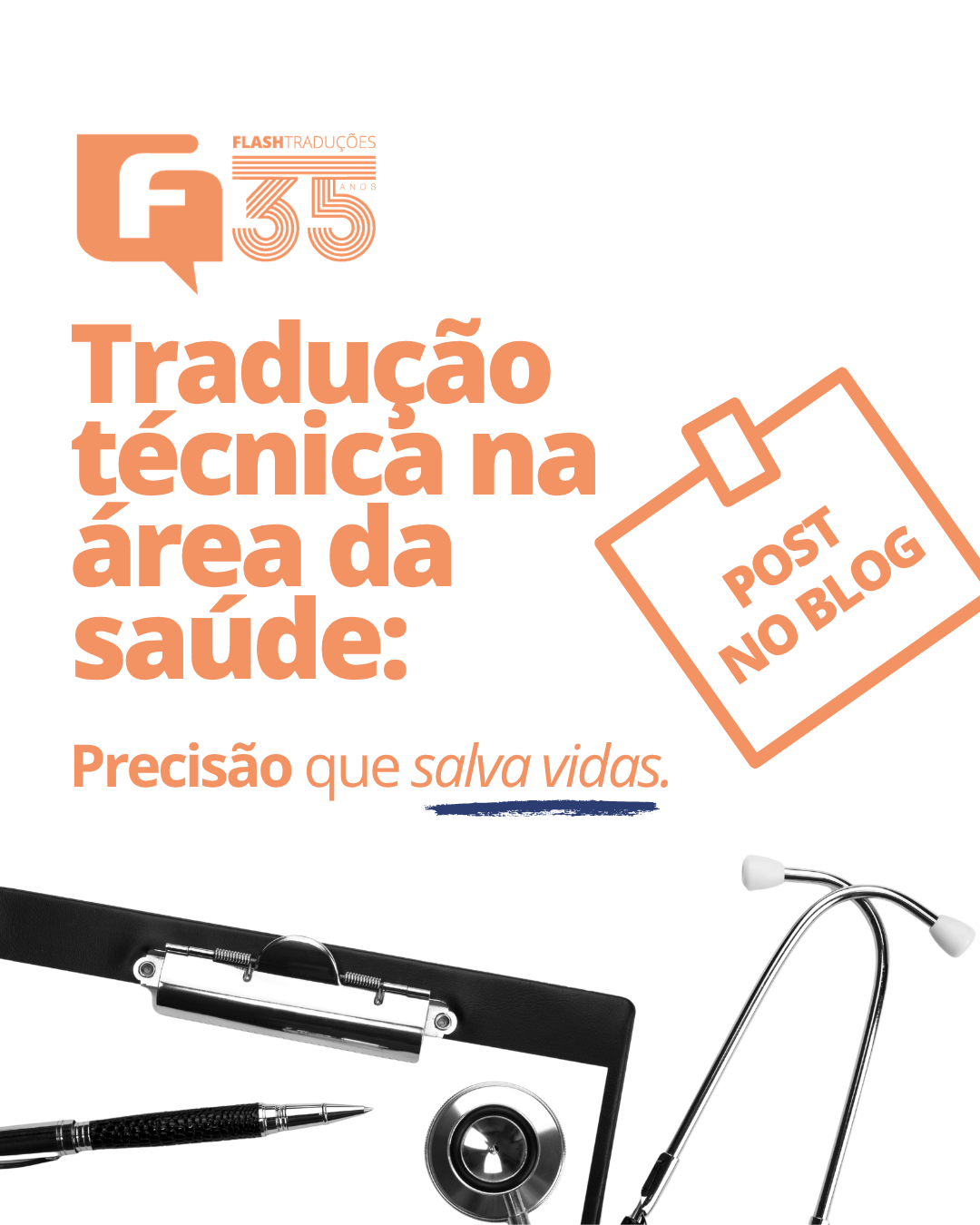 Tradução técnica na área da saúde: precisão que salva vidas