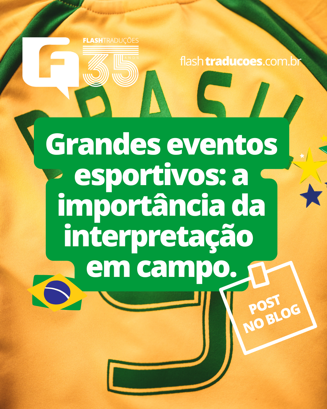 Grandes eventos esportivos: a importância da interpretação em campo.
