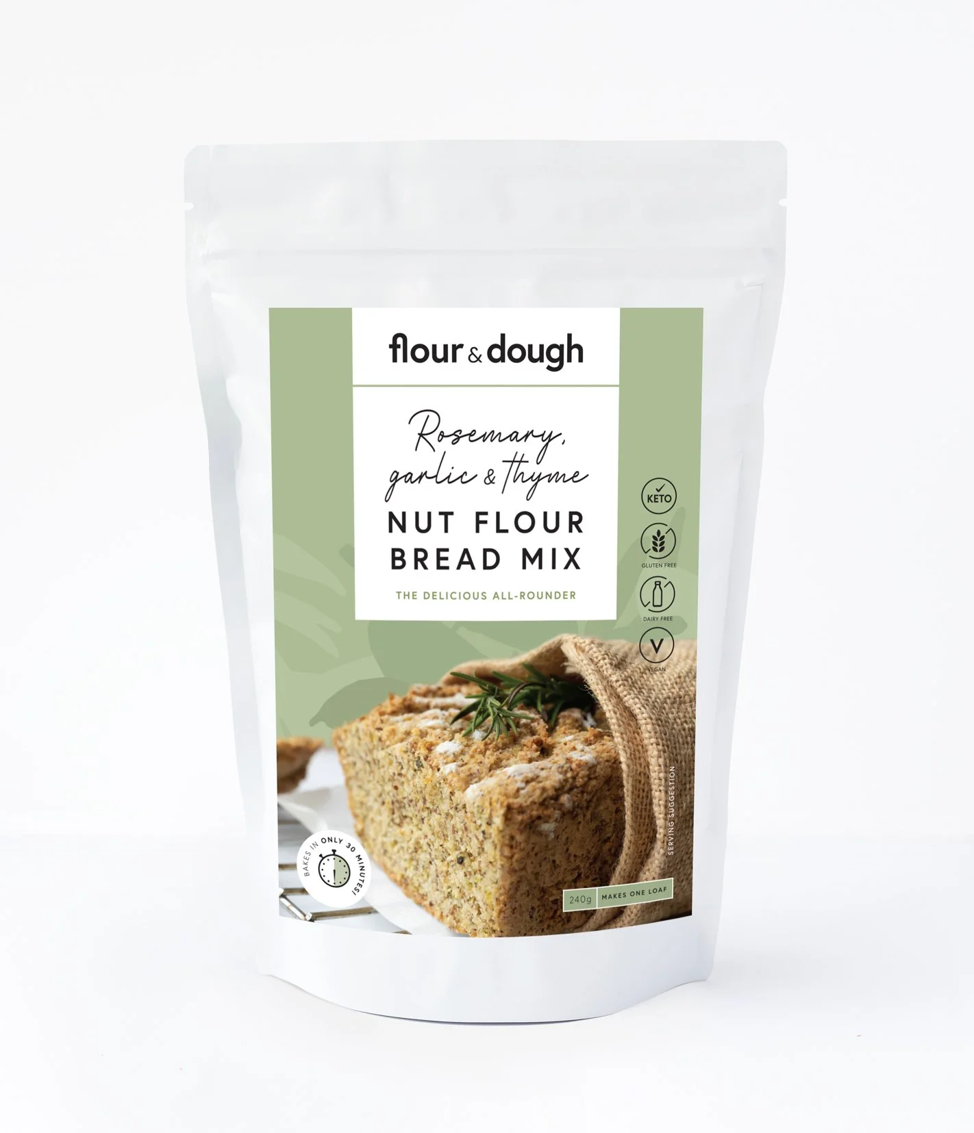 keto bread baking mix — flour & dough