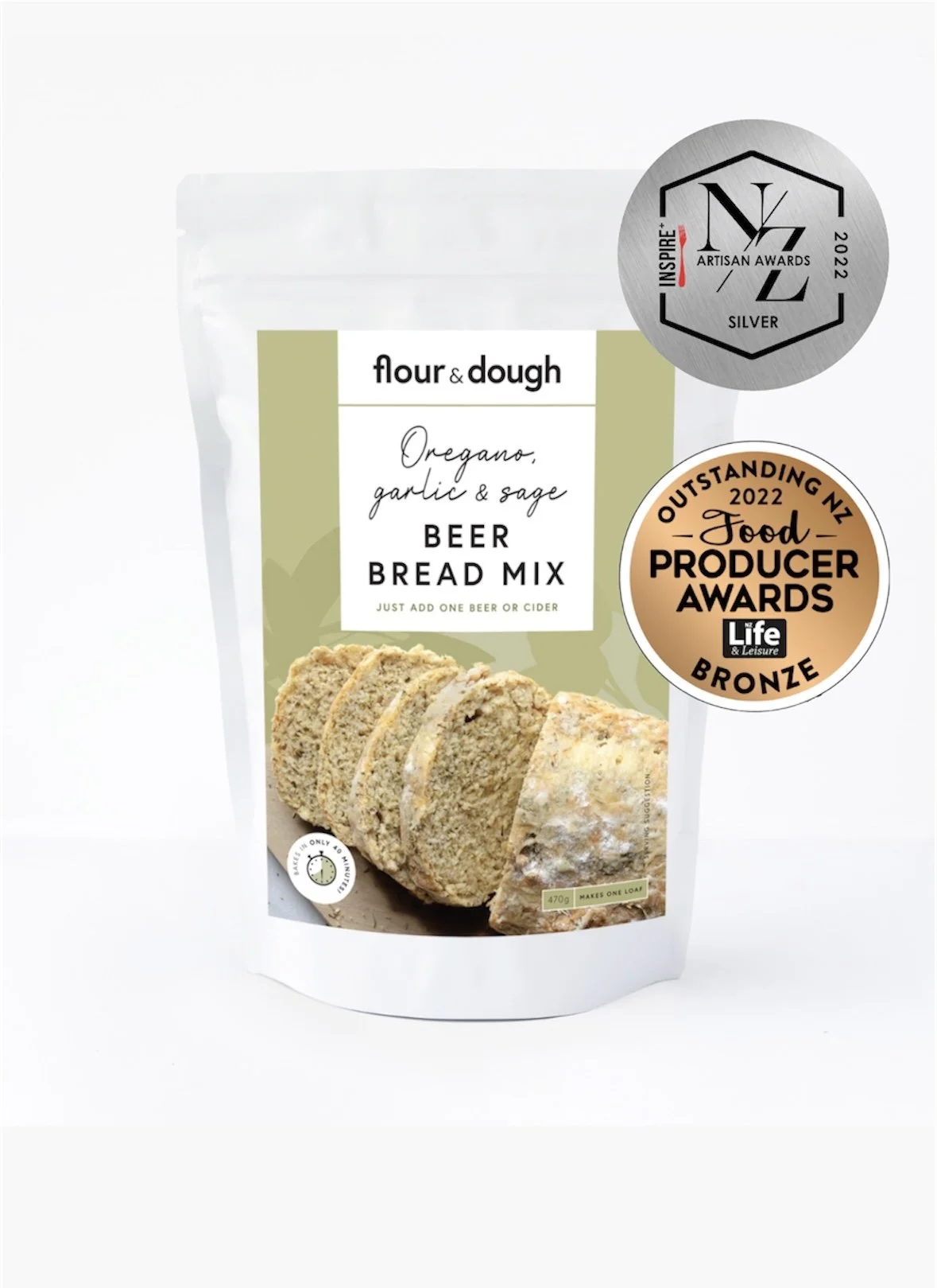 Easy Beer Bread Baking Mix — flour & dough