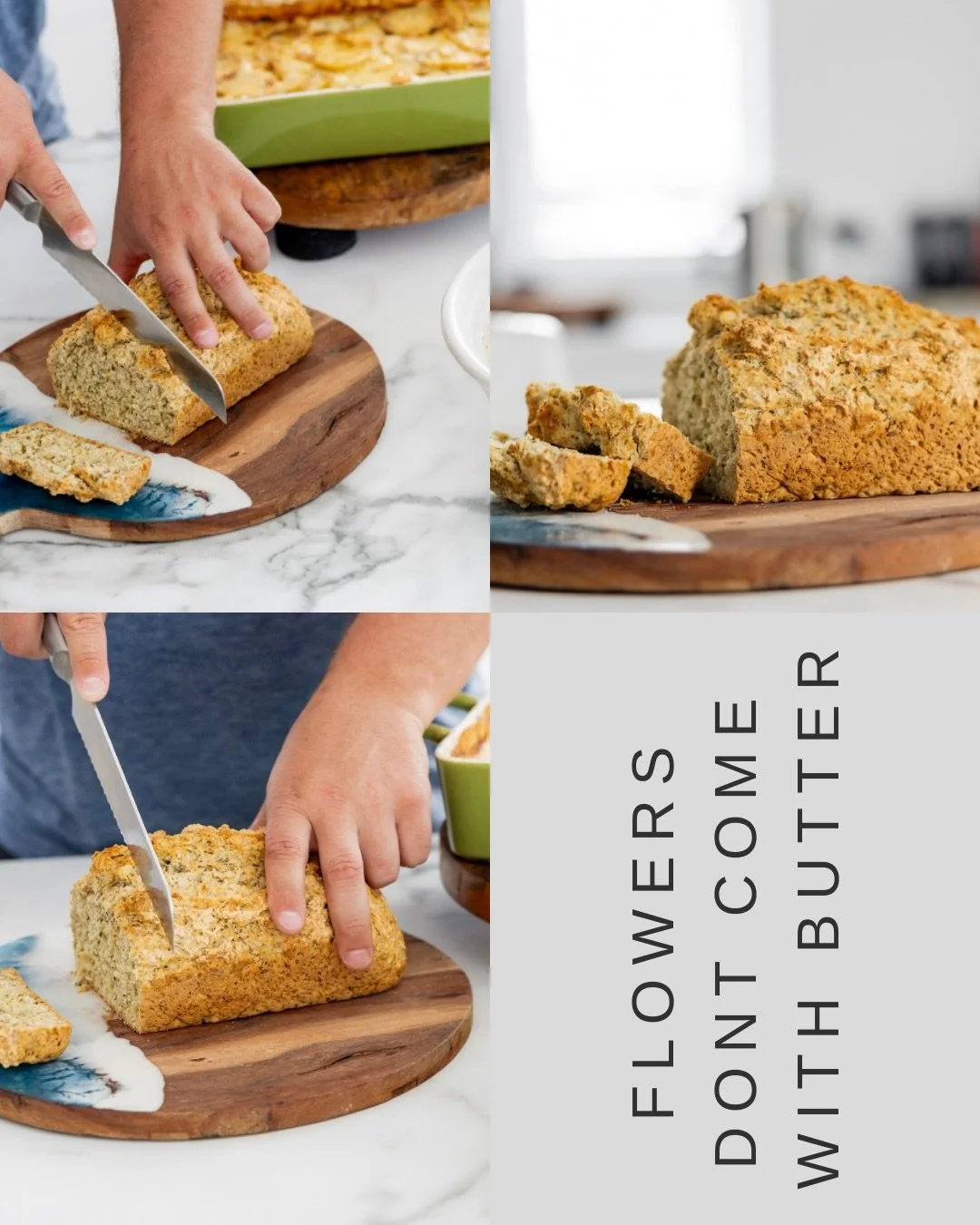 Flowers don&rsquo;t come with butter.

But this beer bread does 🍺🧈
Just add beer, bake, and watch it disappear.

Perfect for hosts, dads, mates&hellip; or your Valentine

#beerbreadnz #valentinesdaybakes #foodnotflowers #newzealand