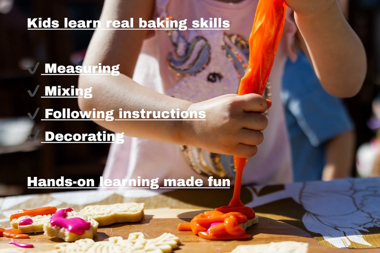 Each kit blends baking + crafting + learning
for hands-on creative fun.

Less screens. More imagination. More memories