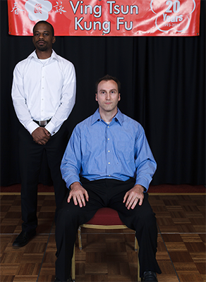 Sifu Bryan Pierce and Daisihing (Senior Instructor) Immanuel Raheim